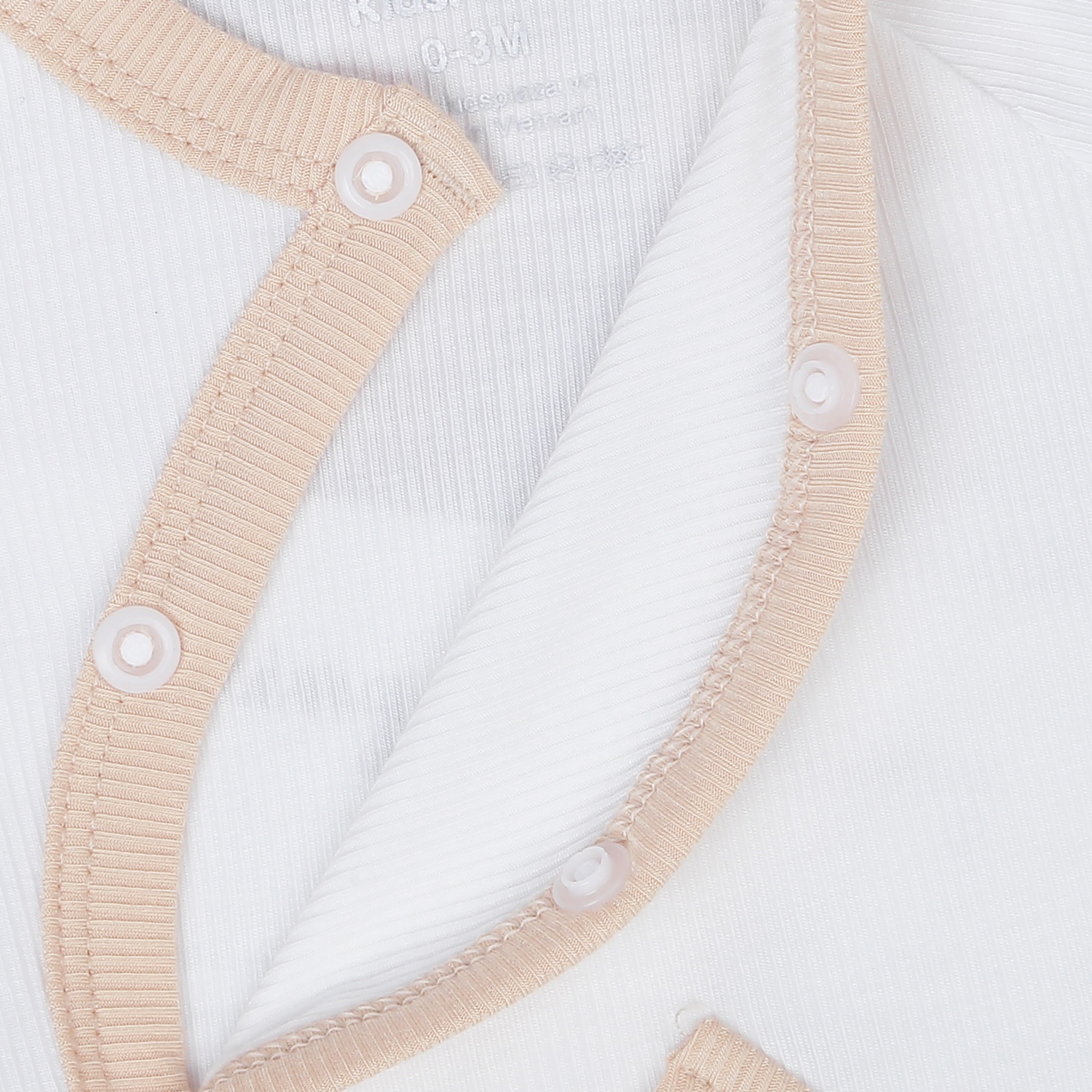 Bộ quần áo dài tay cài lệch kẻ tăm hình chú cún KidsPlaza ND22T hình 5