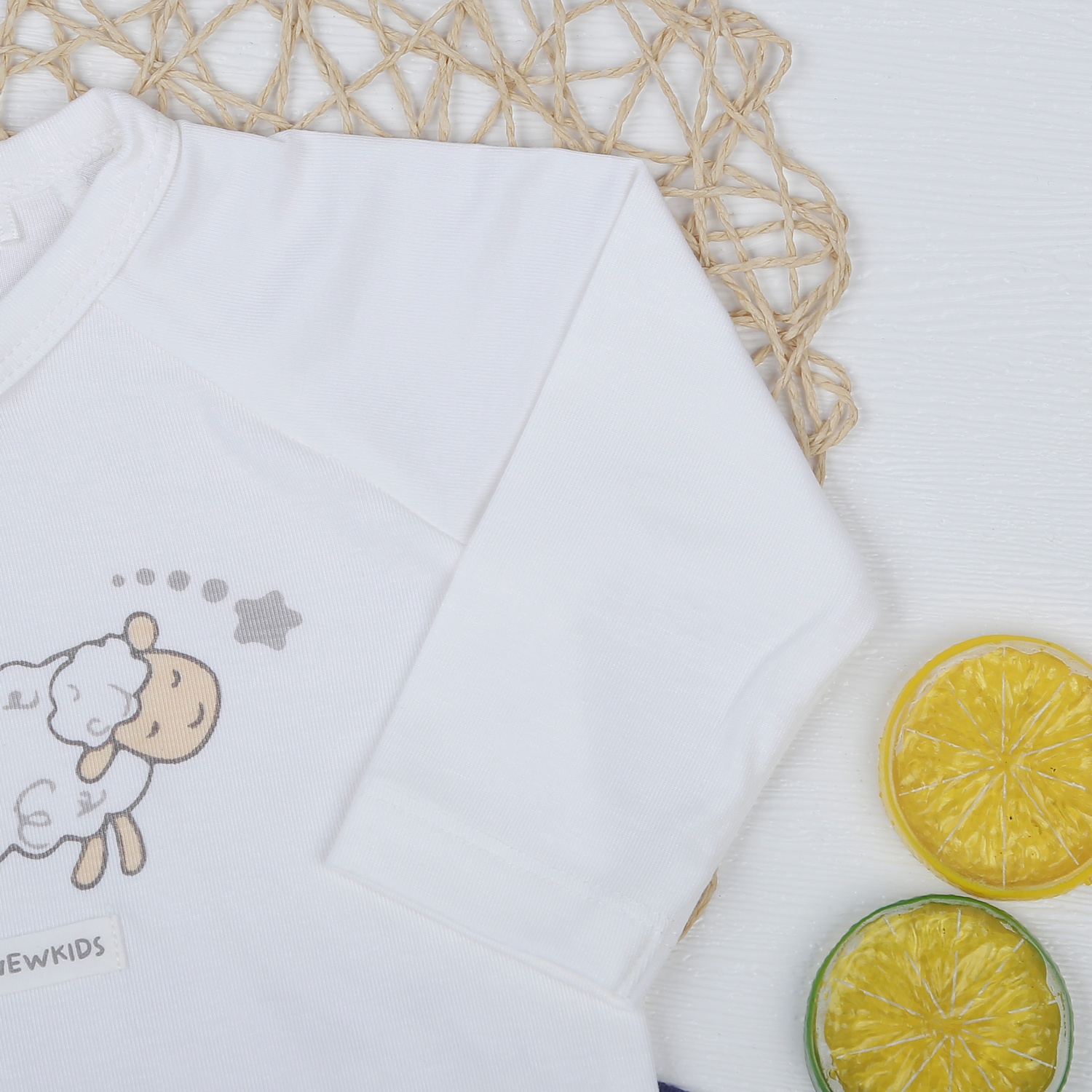 Bộ quần áo dài tay cài lệch Otis KidsPlaza ND22T hình 4