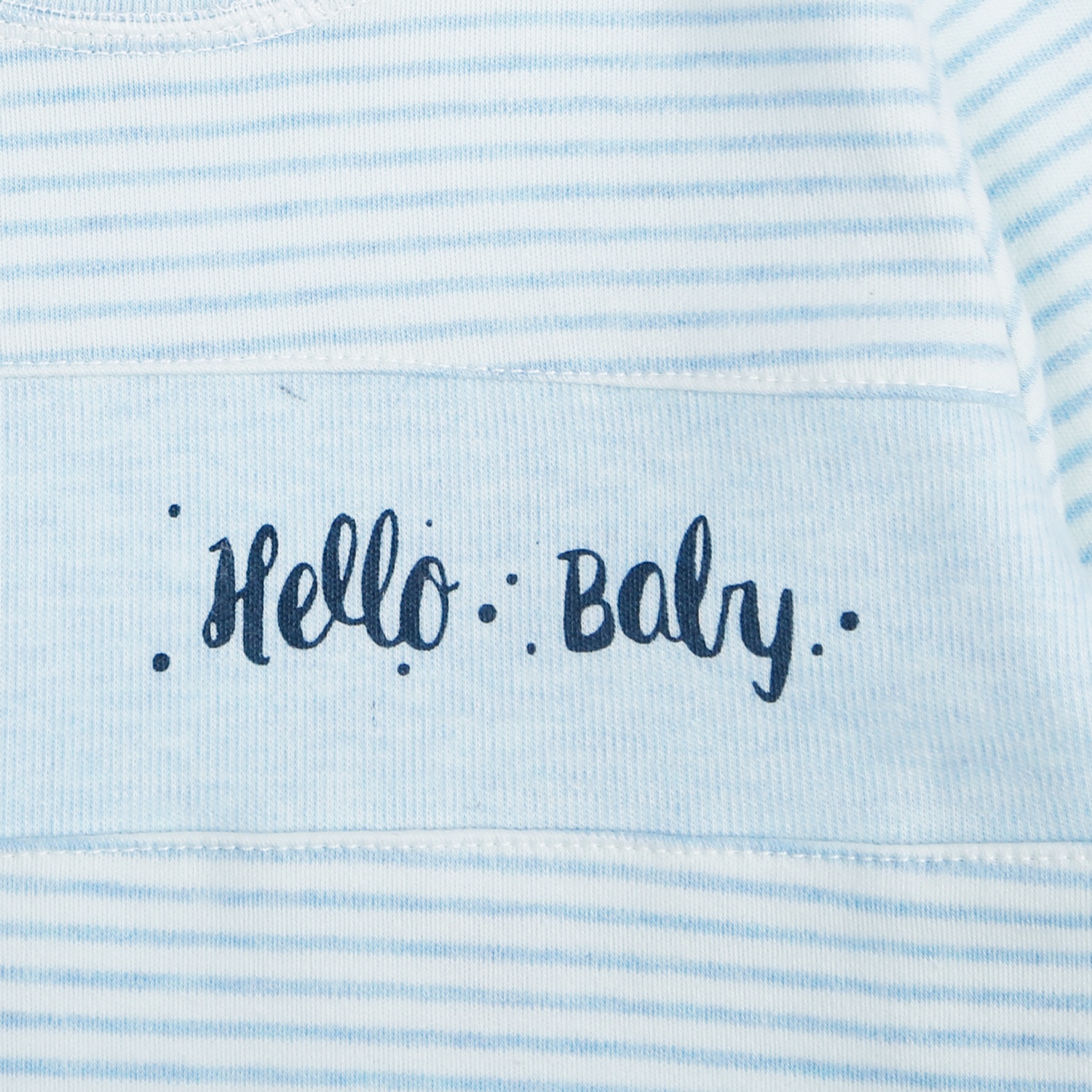 Bộ quần áo nhung dài tay bé trai cài vai xanh KidsPlaza ND21D hình 3