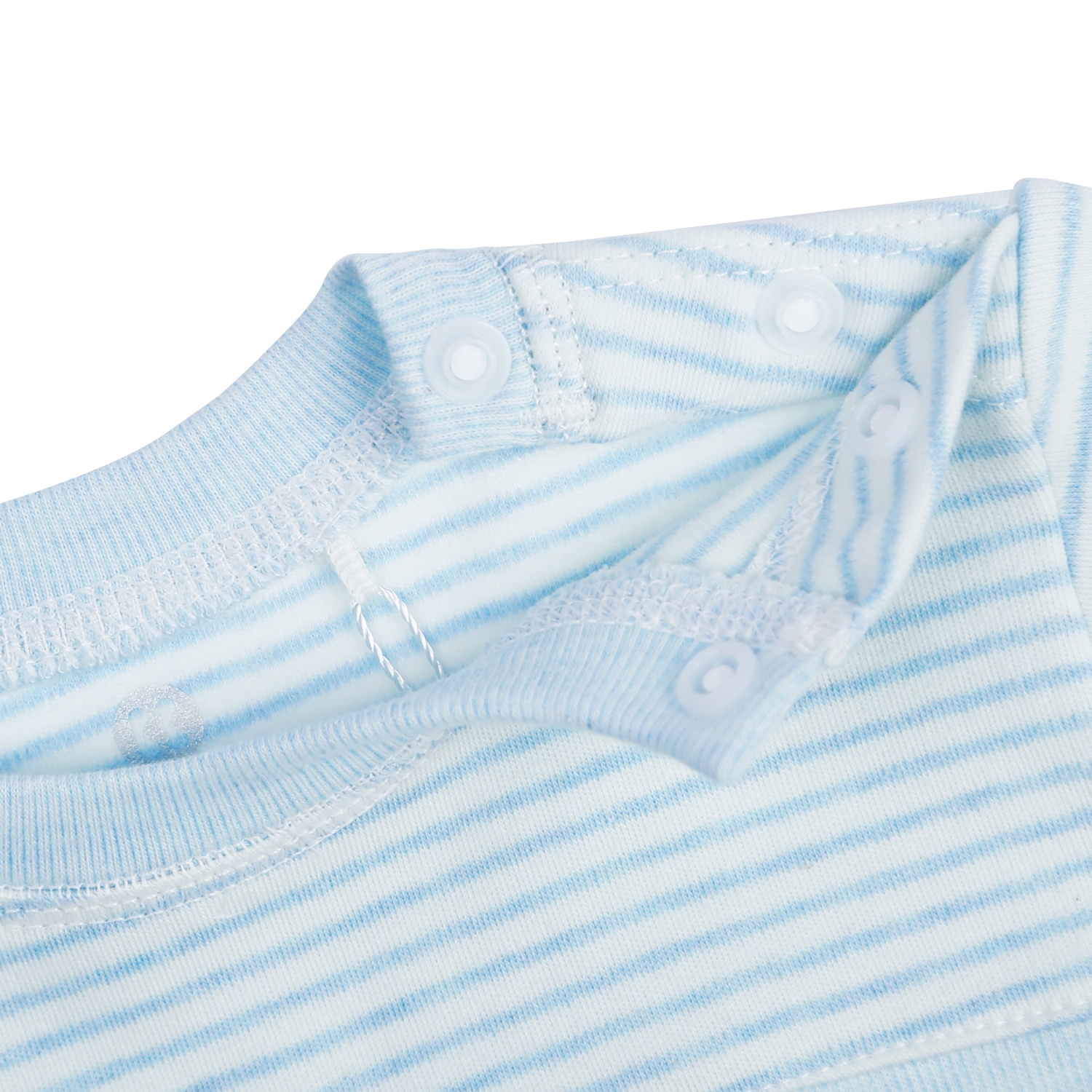 Bộ quần áo nhung dài tay bé trai cài vai xanh KidsPlaza ND21D hình 5