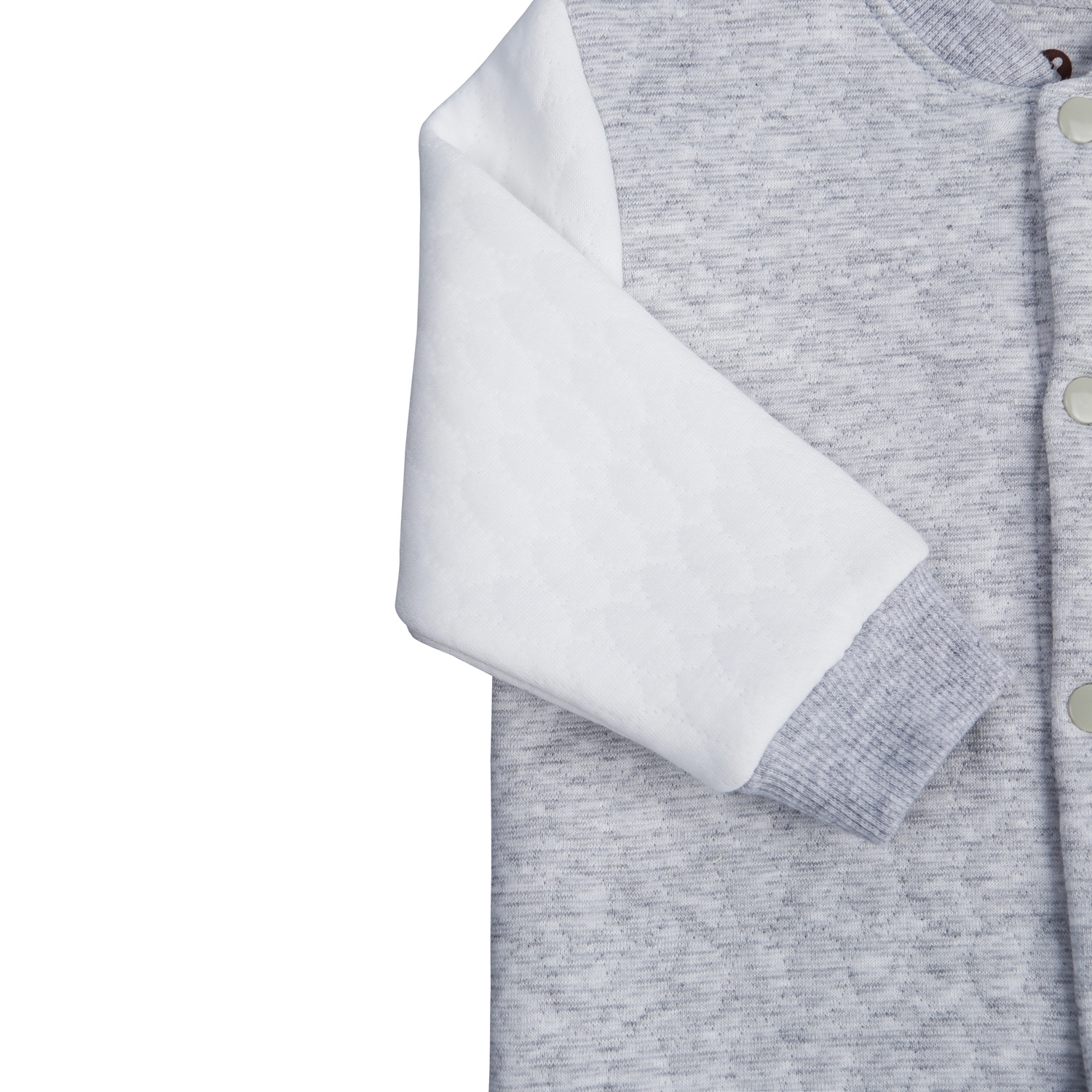 Bộ quần áo sơ sinh cài giữa in khủng long KidsPlaza HN21D (Ghi) hình 6