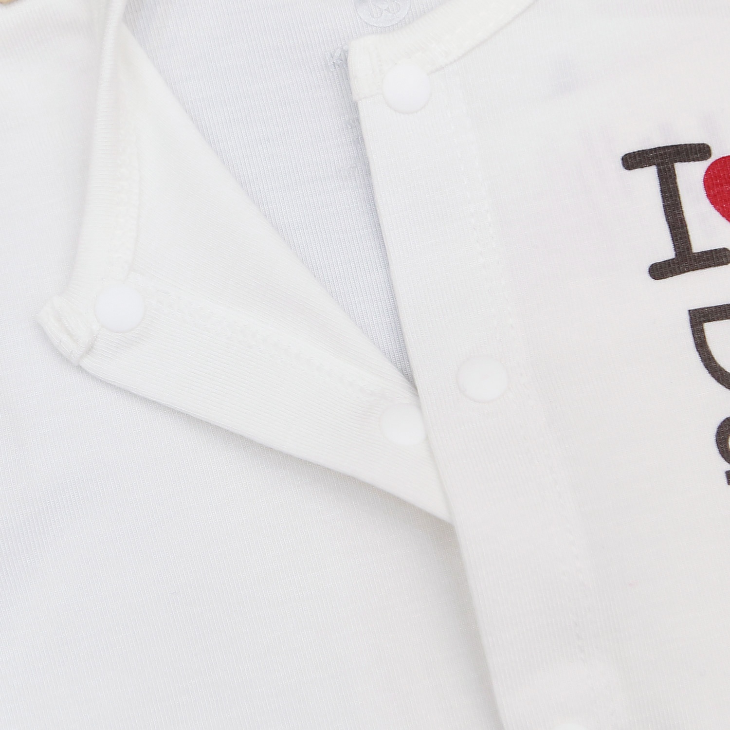 Bộ quần áo sơ sinh dài tay cài giữa Otis KidsPlaza ND22H (Trắng)  hình 5