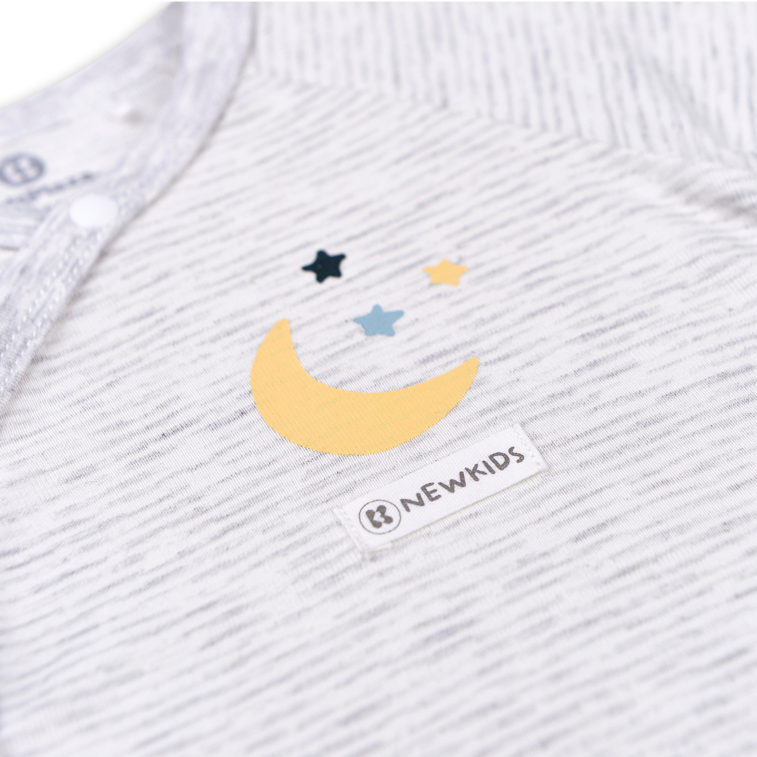 Bộ sơ sinh cài lệch bé trai Otis Kẻ ghi KidsPlaza ND22H  hình 2