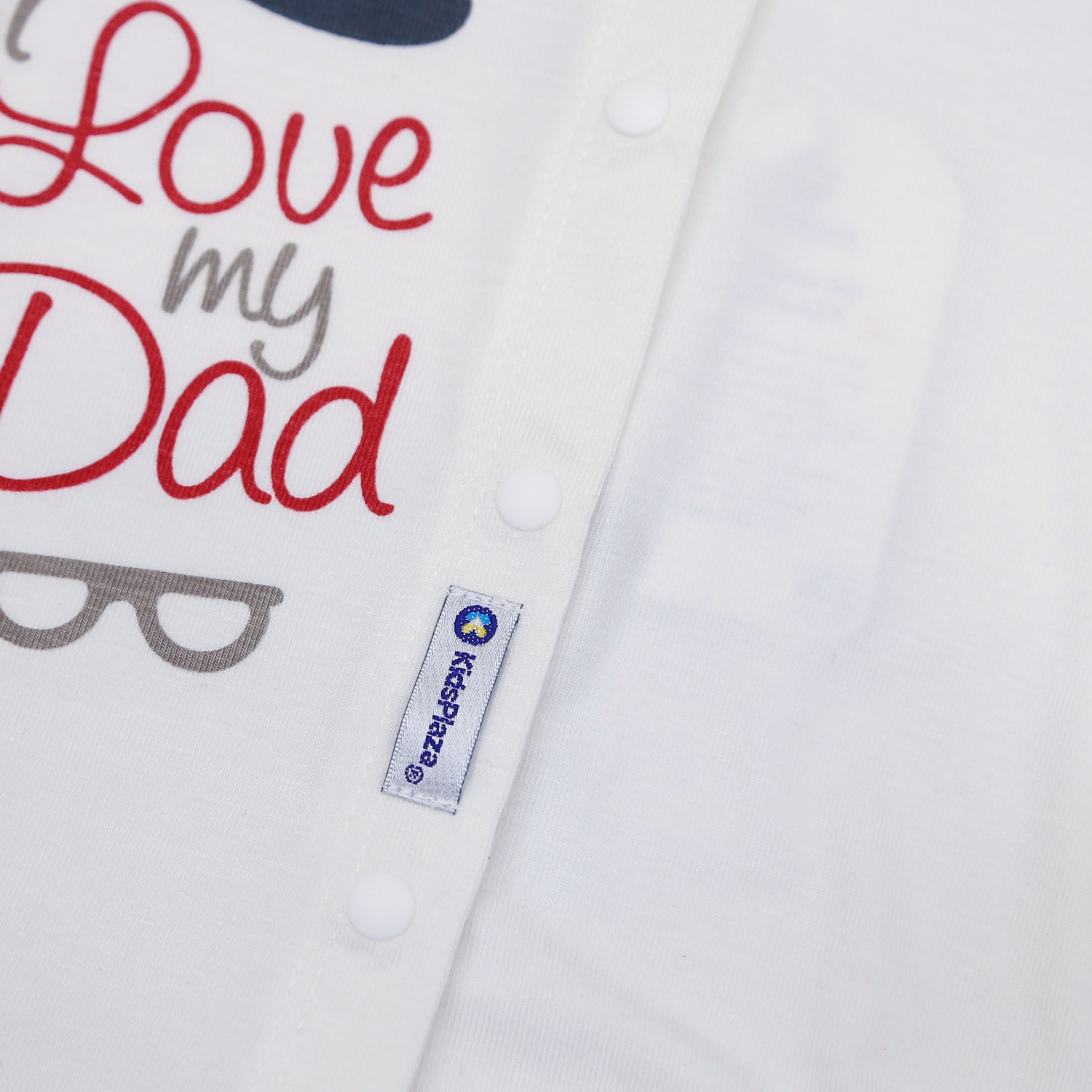 Bộ quần áo sơ sinh dài tay cài giữa Otis KidsPlaza ND22H (Trắng ghi) hình 5