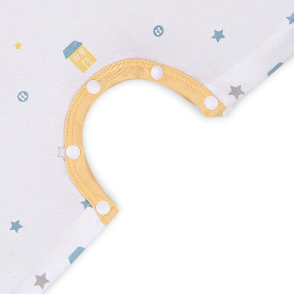 Body ba lỗ bé trai Otis in ngôi nhà KidsPlaza ND22H (Trắng)  hình 4