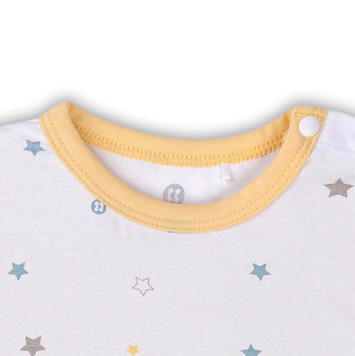 Body ba lỗ bé trai Otis in ngôi nhà KidsPlaza ND22H (Trắng)  hình 2