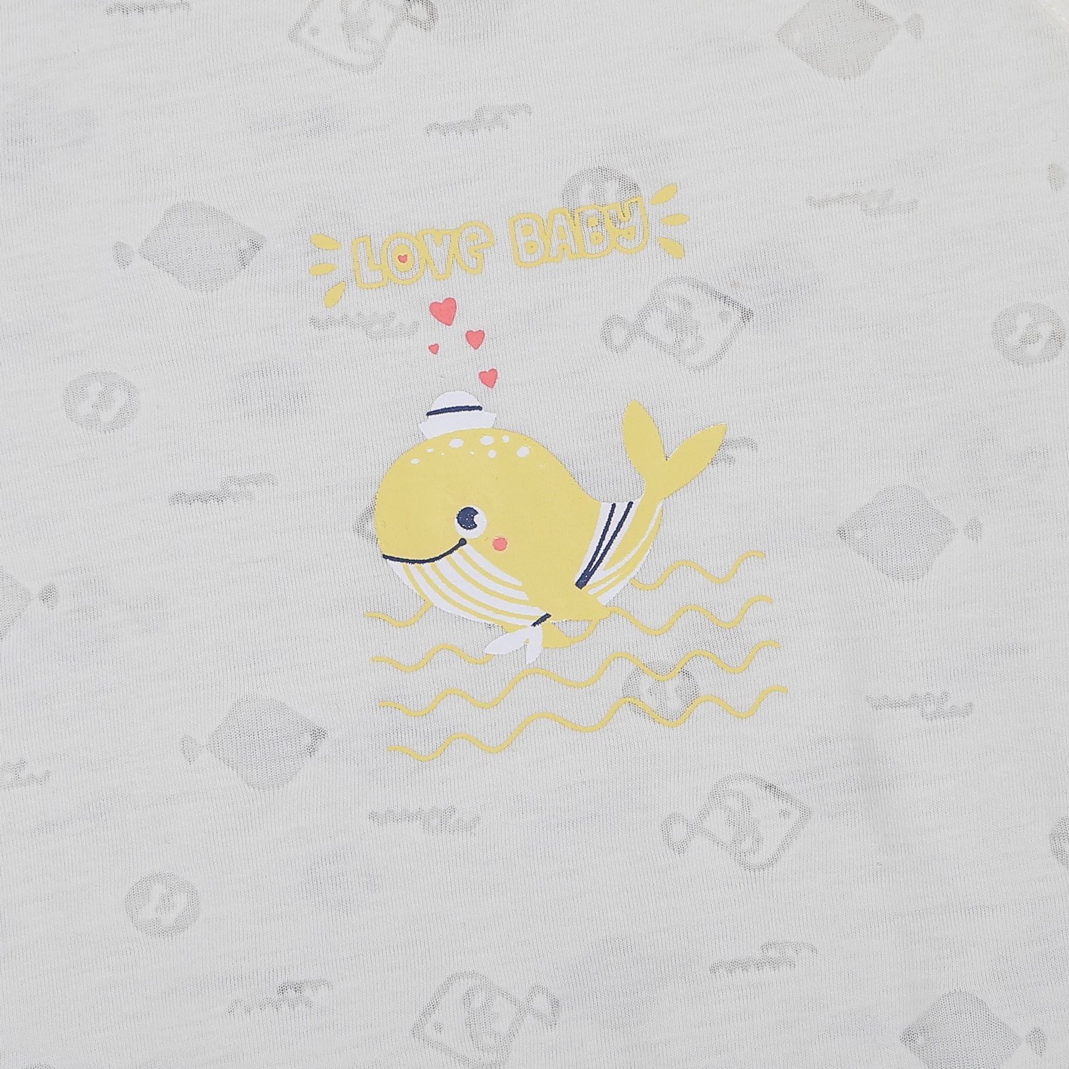 Body ba lỗ in cá voi KidsPlaza vàng HN21H hình 3