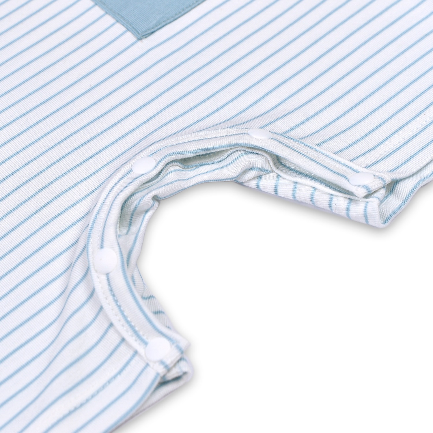 Body bé trai ba lỗ Otis kẻ xanh KidsPlaza ND22H hình 5