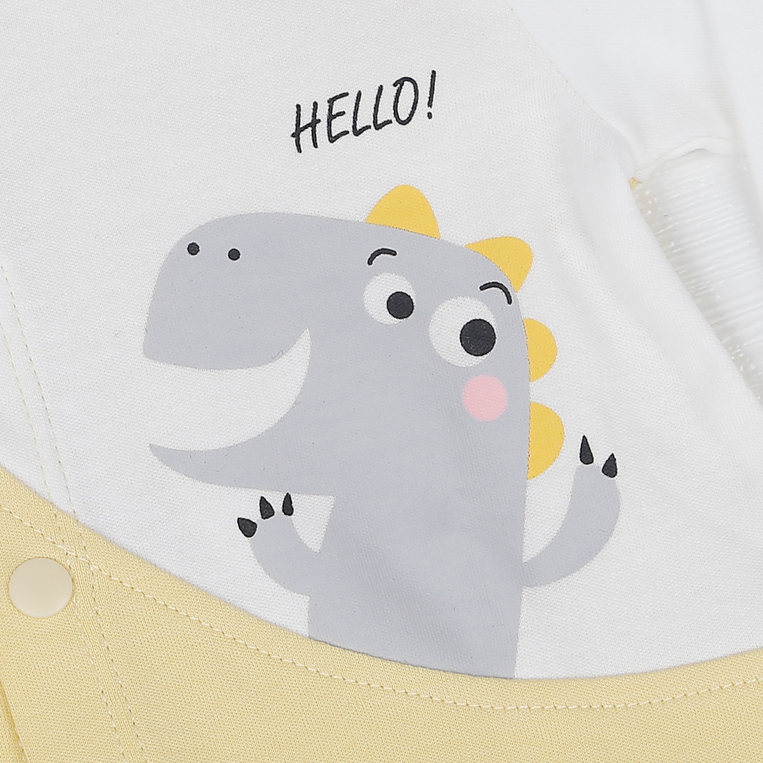 Body bé trai dài tay KidsPlaza in khủng long HN22D (Trắng vàng) hình 4