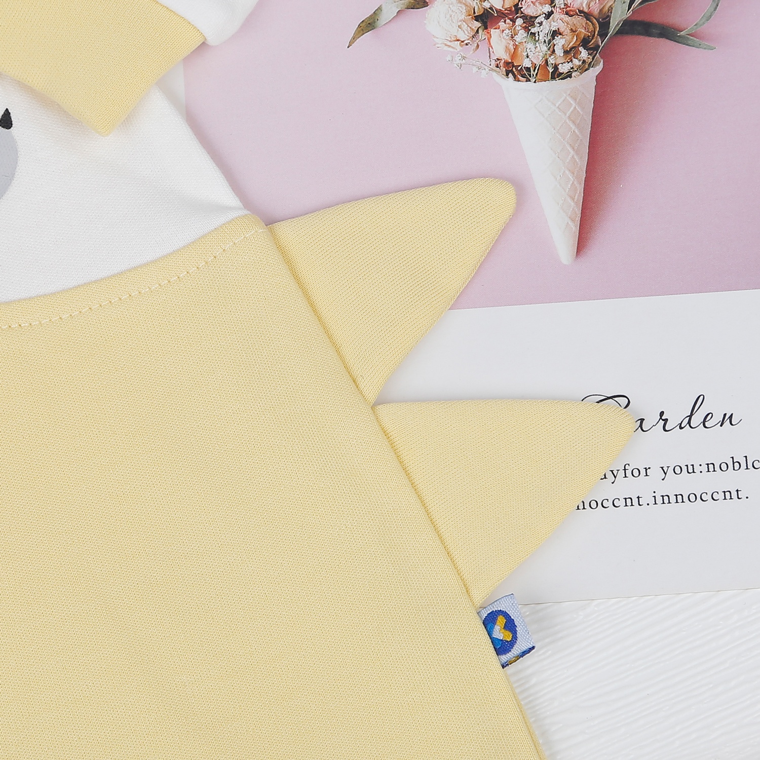 Body bé trai dài tay KidsPlaza in khủng long HN22D (Trắng vàng) hình 5