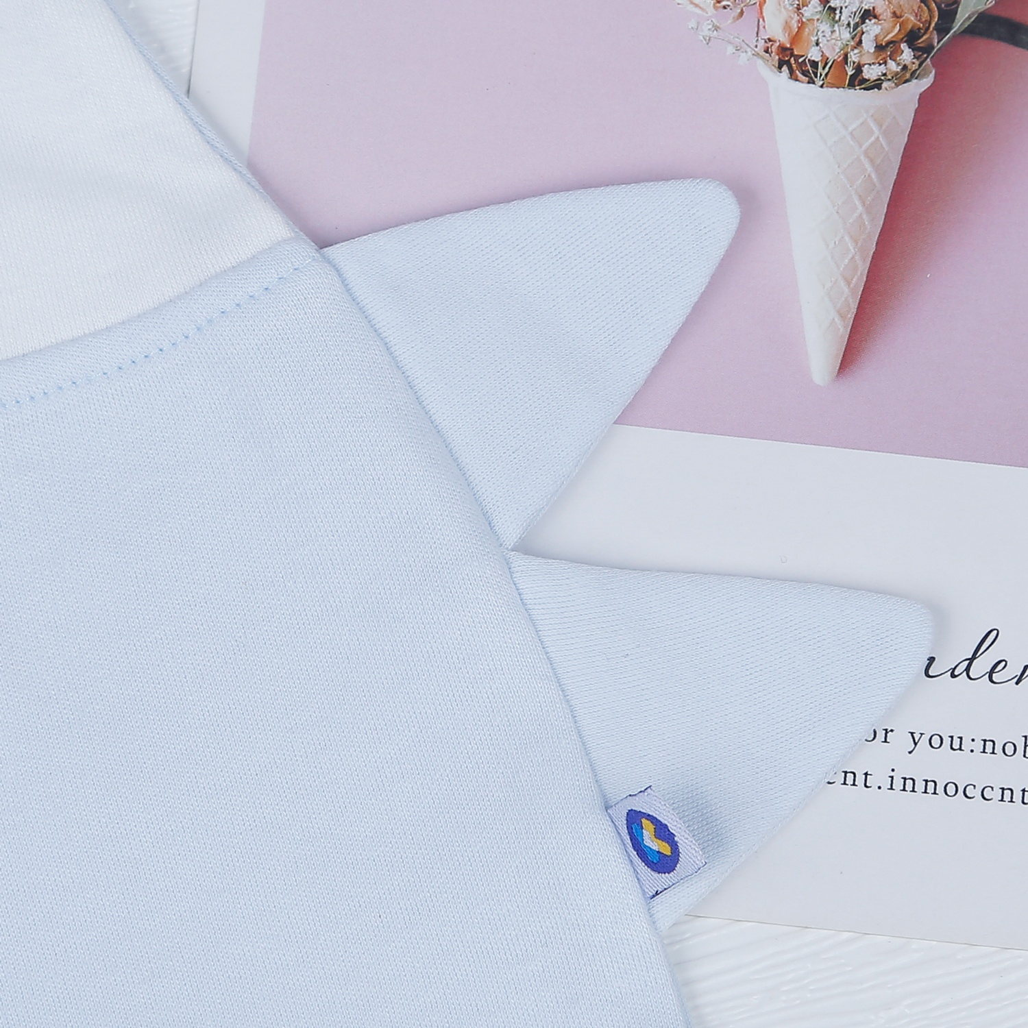 Body bé trai dài tay KidsPlaza in khủng long HN22D (Trắng xanh) hình 5