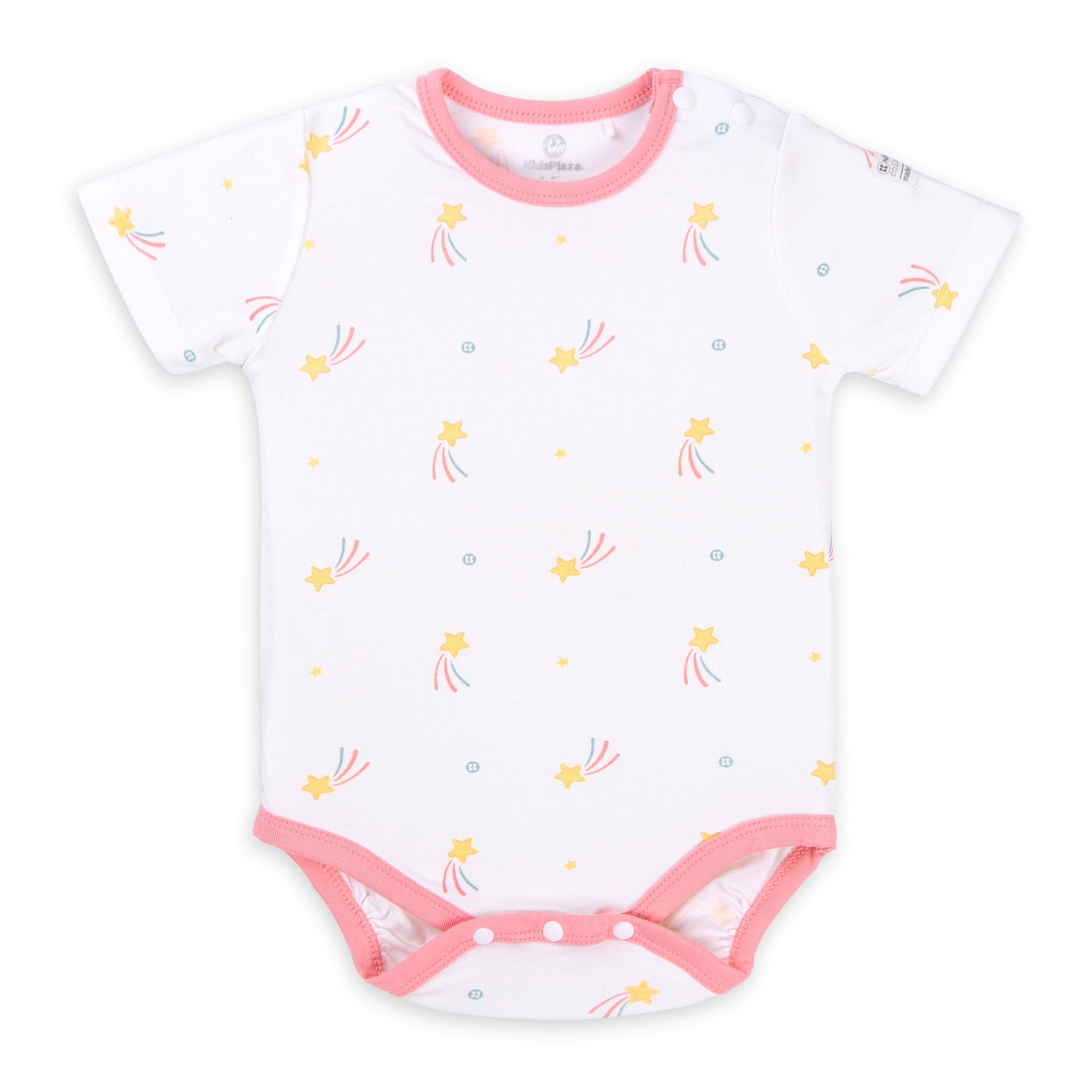 Body bẹn cộc tay Otis sao vàng bé gái KidsPlaza ND22H (Trắng) hình 1