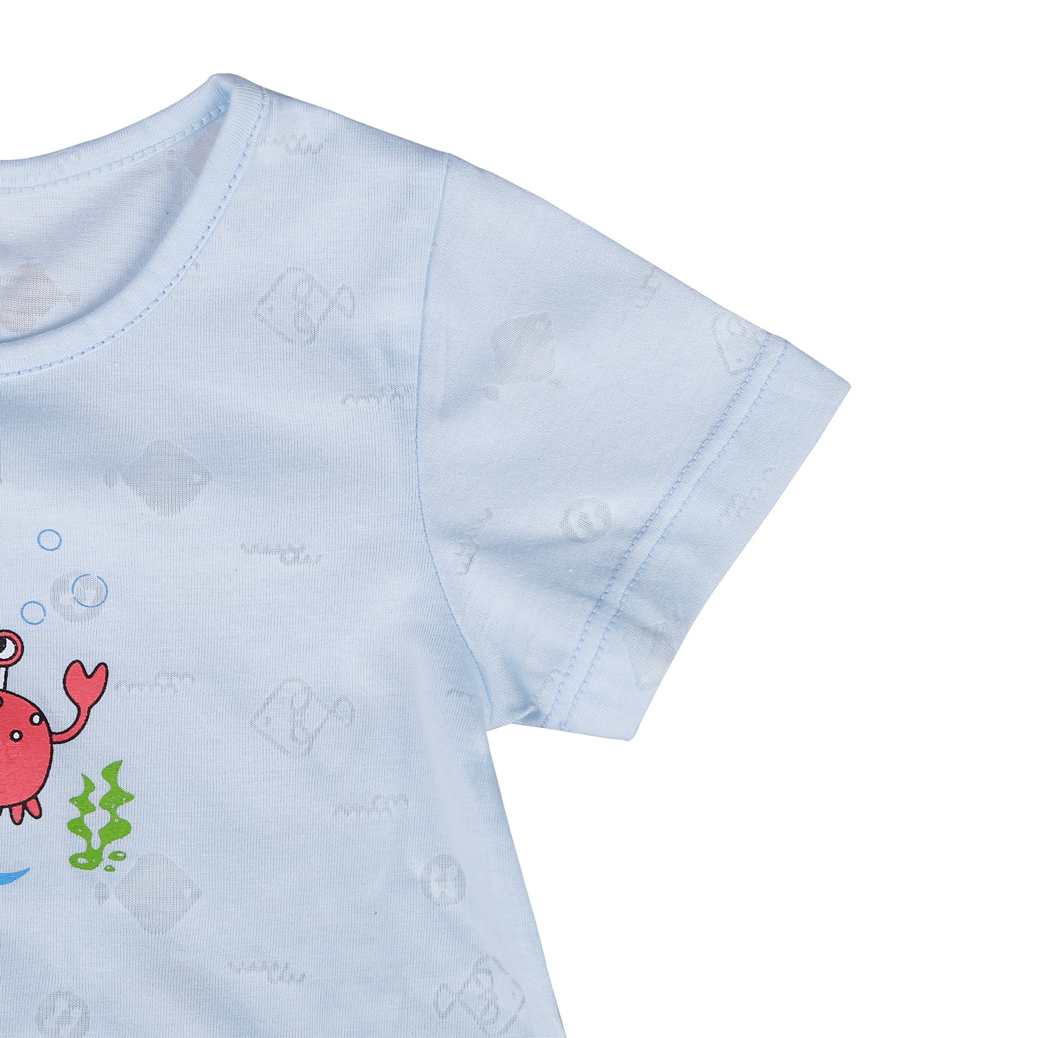 Body cộc tay KidsPlaza cho bé in cua xanh HN21H hình 3