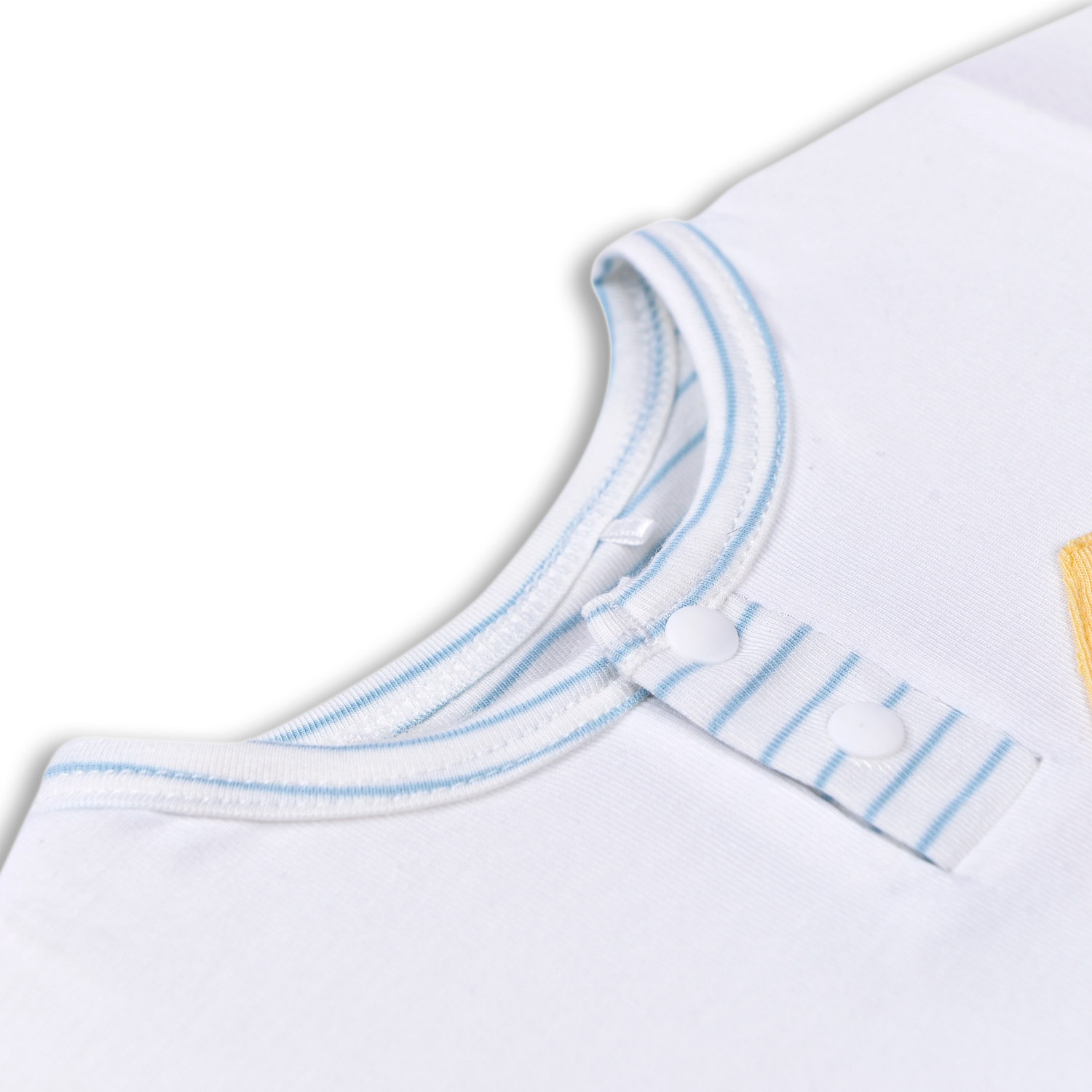 Body cộc tay Otis bé trai KidsPlaza ND22H (Trắng kẻ xanh) hình 2