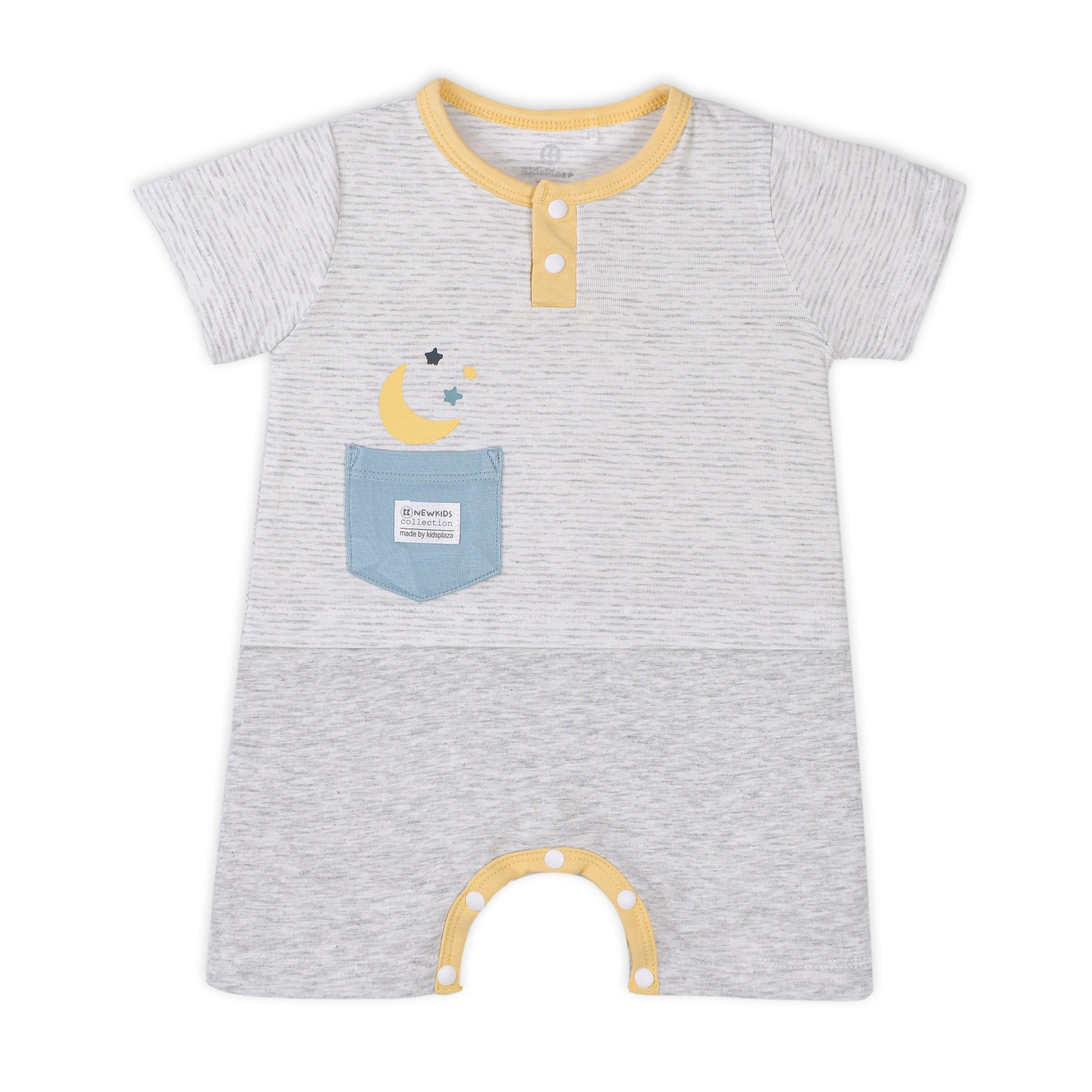 Body cộc tay Otis kẻ ghi bé trai KidsPlaza ND22H (Ghi) hình 1