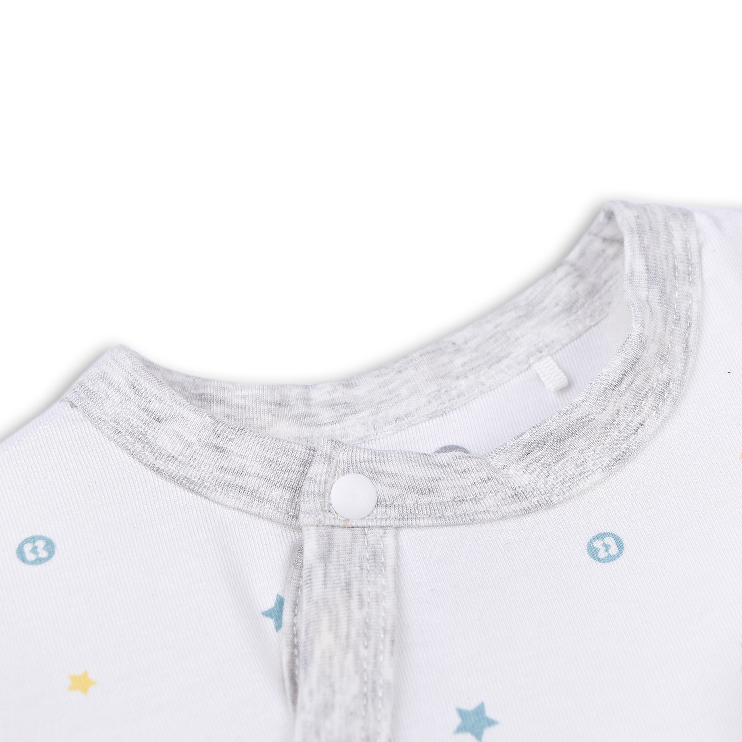 Body dài cài lệch bé trai Otis in ngôi nhà KidsPlaza ND22H (Trắng) hình 2