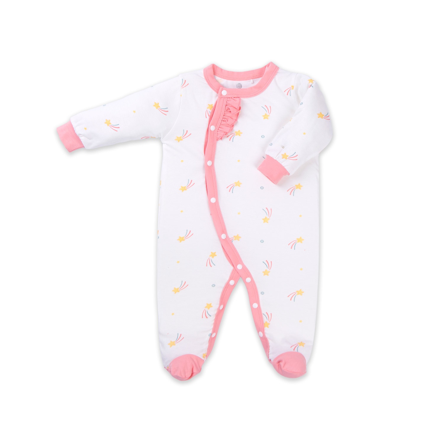 Body dài cài lệch sao vàng bé gái KidsPlaza ND22H (Trắng) hình 1