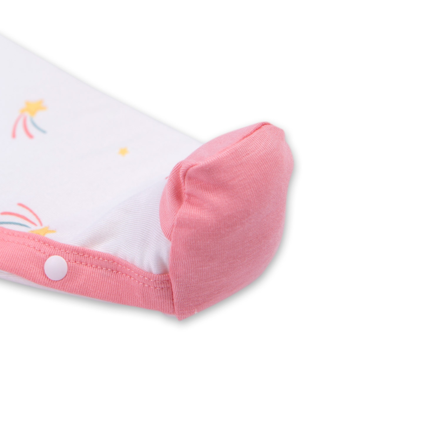 Body dài cài lệch sao vàng bé gái KidsPlaza ND22H (Trắng) hình 3