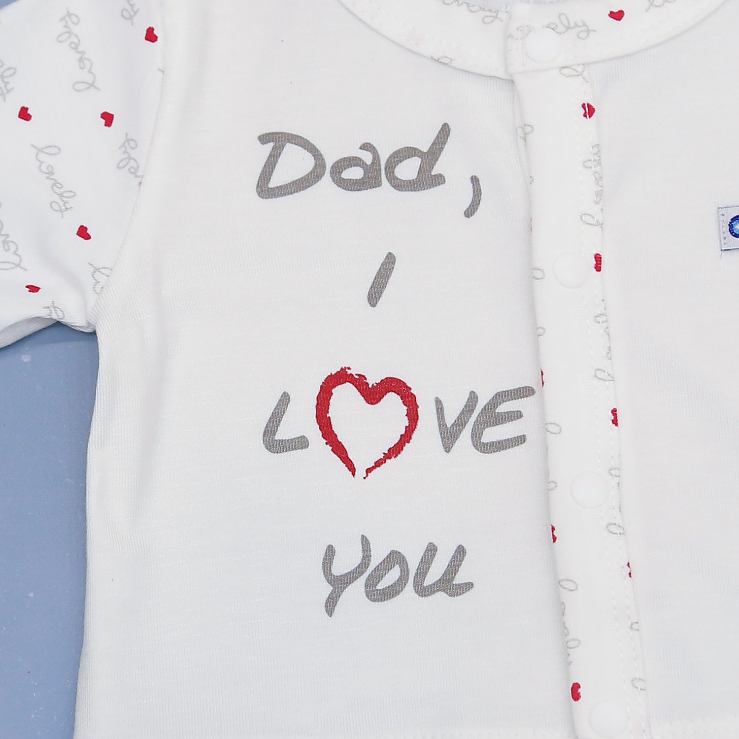 Body dài tay in hình tim otis KidsPlaza ND22H (Trắng) hình 3