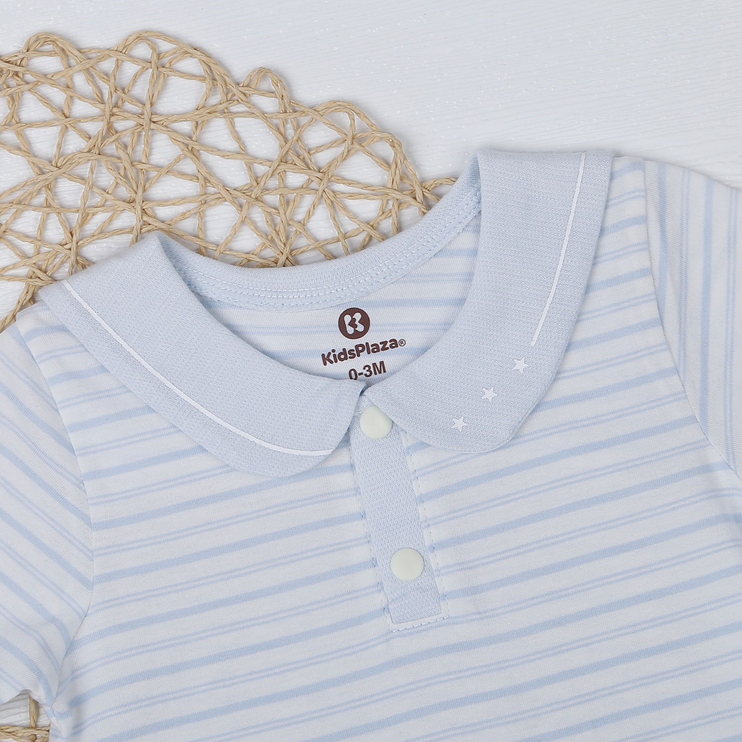 Body đùi cho bé kẻ túi cá HN22H (Xanh)  hình 2