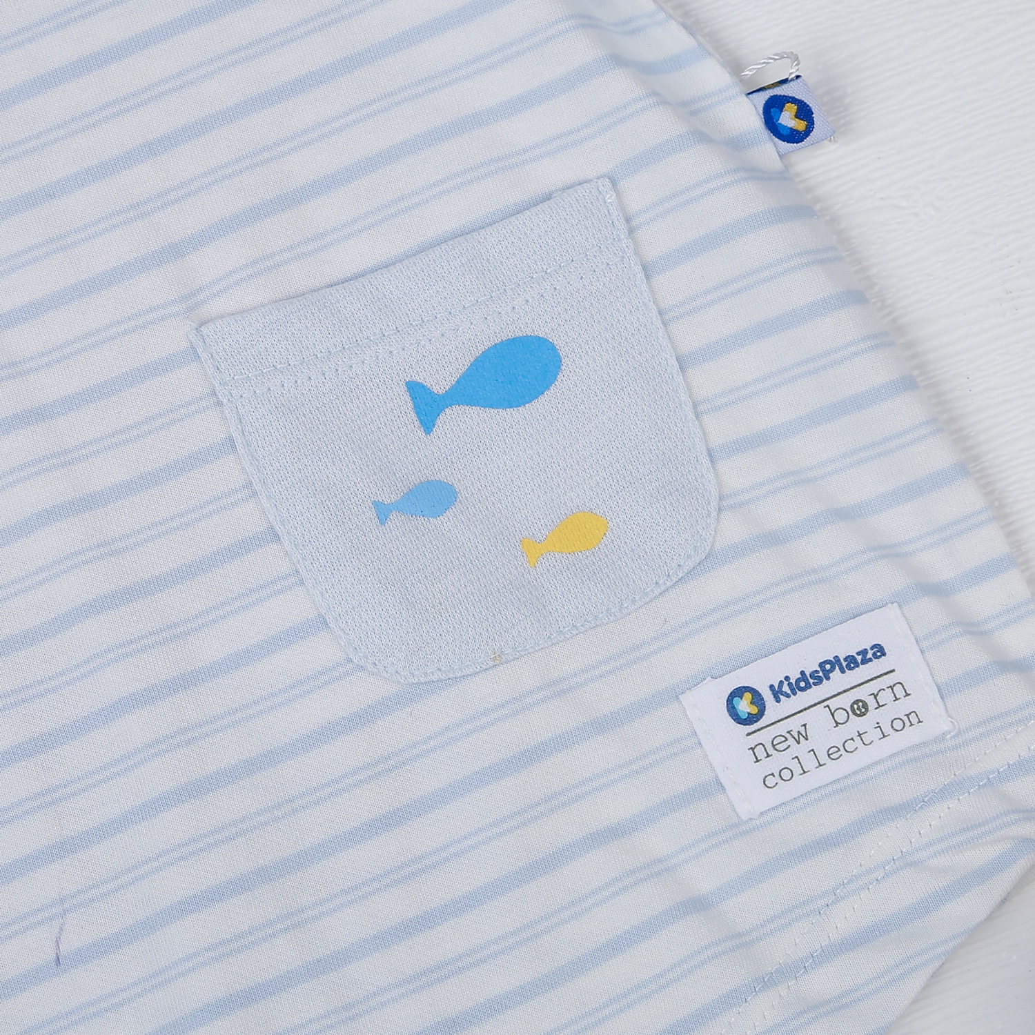 Body đùi cho bé kẻ túi cá HN22H (Xanh)  hình 4