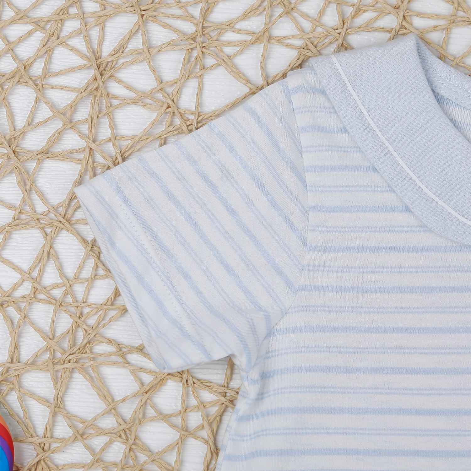 Body đùi cho bé kẻ túi cá HN22H (Xanh)  hình 5