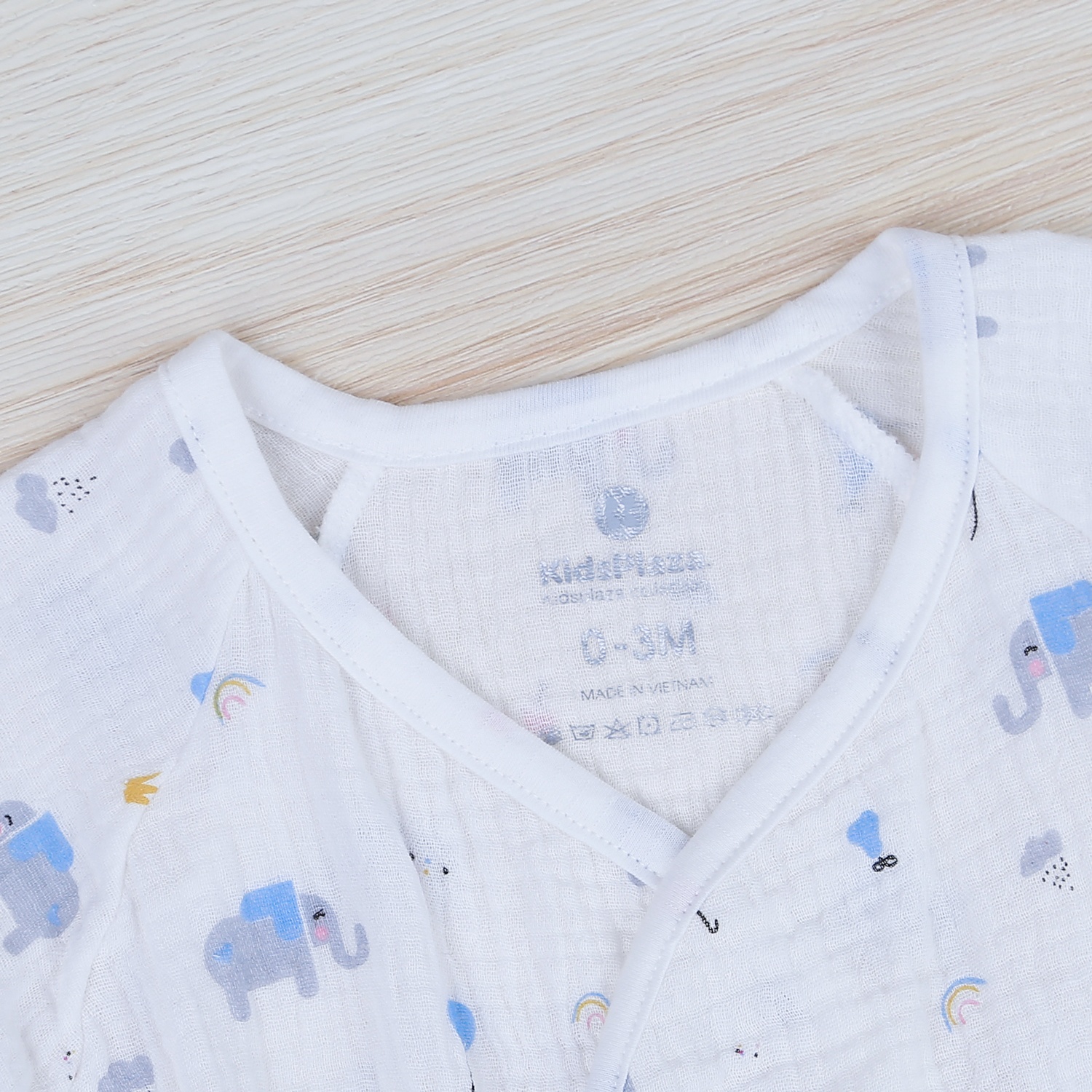 Body xô buộc dây in voi KidsPlaza M21H hình 2