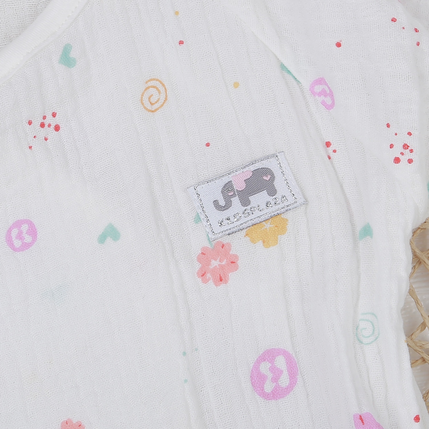 Body xô buộc dây KidsPlaza cho bé in hoa M21H hình 5