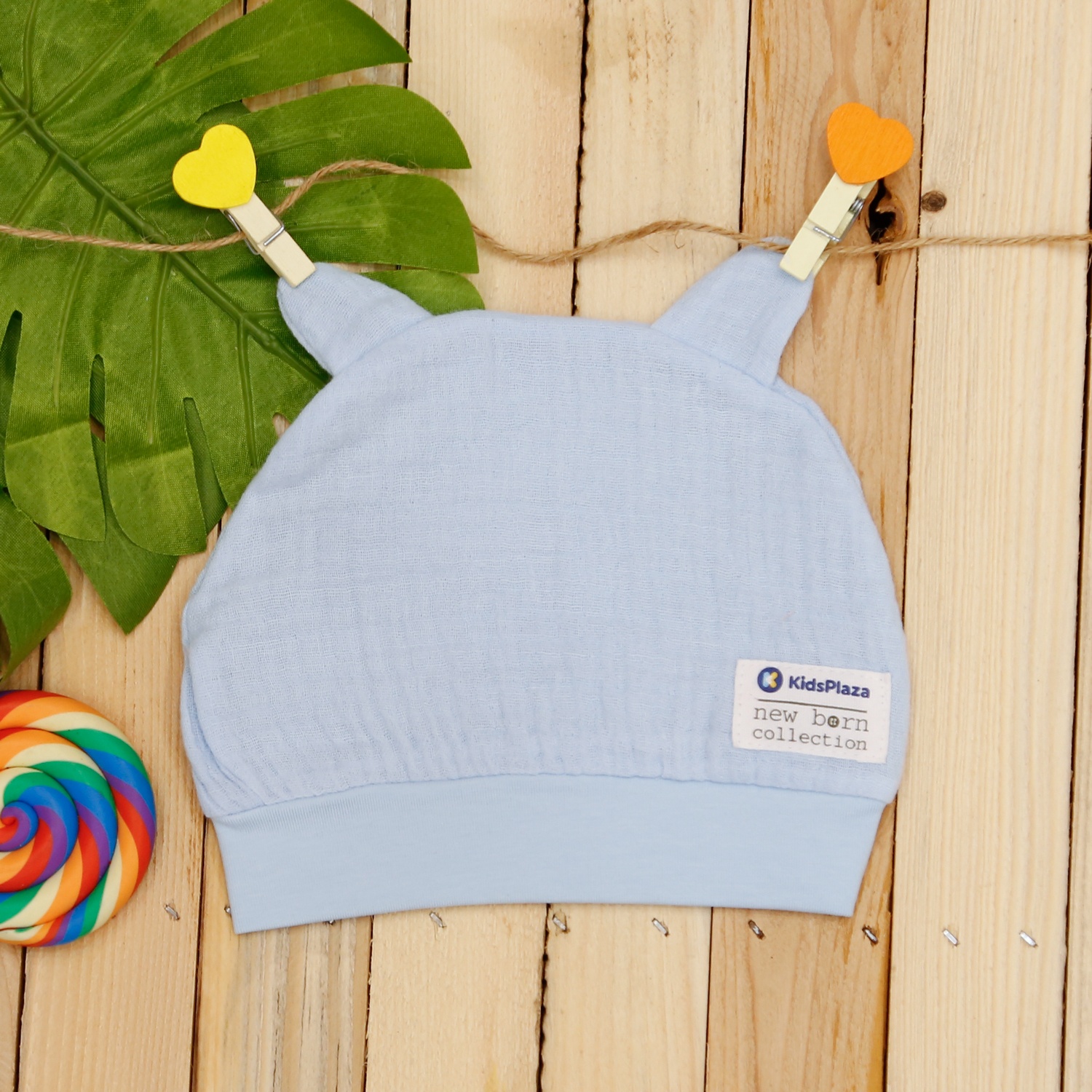 Set quà tặng sơ sinh xô KidsPlaza M21H (Xanh) hình 5