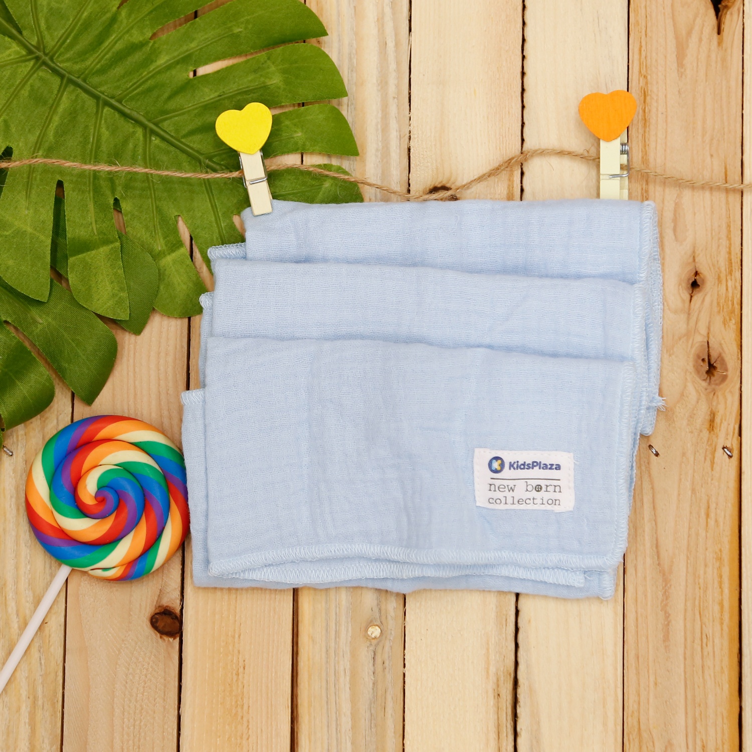 Set quà tặng sơ sinh xô KidsPlaza M21H (Xanh) hình 7