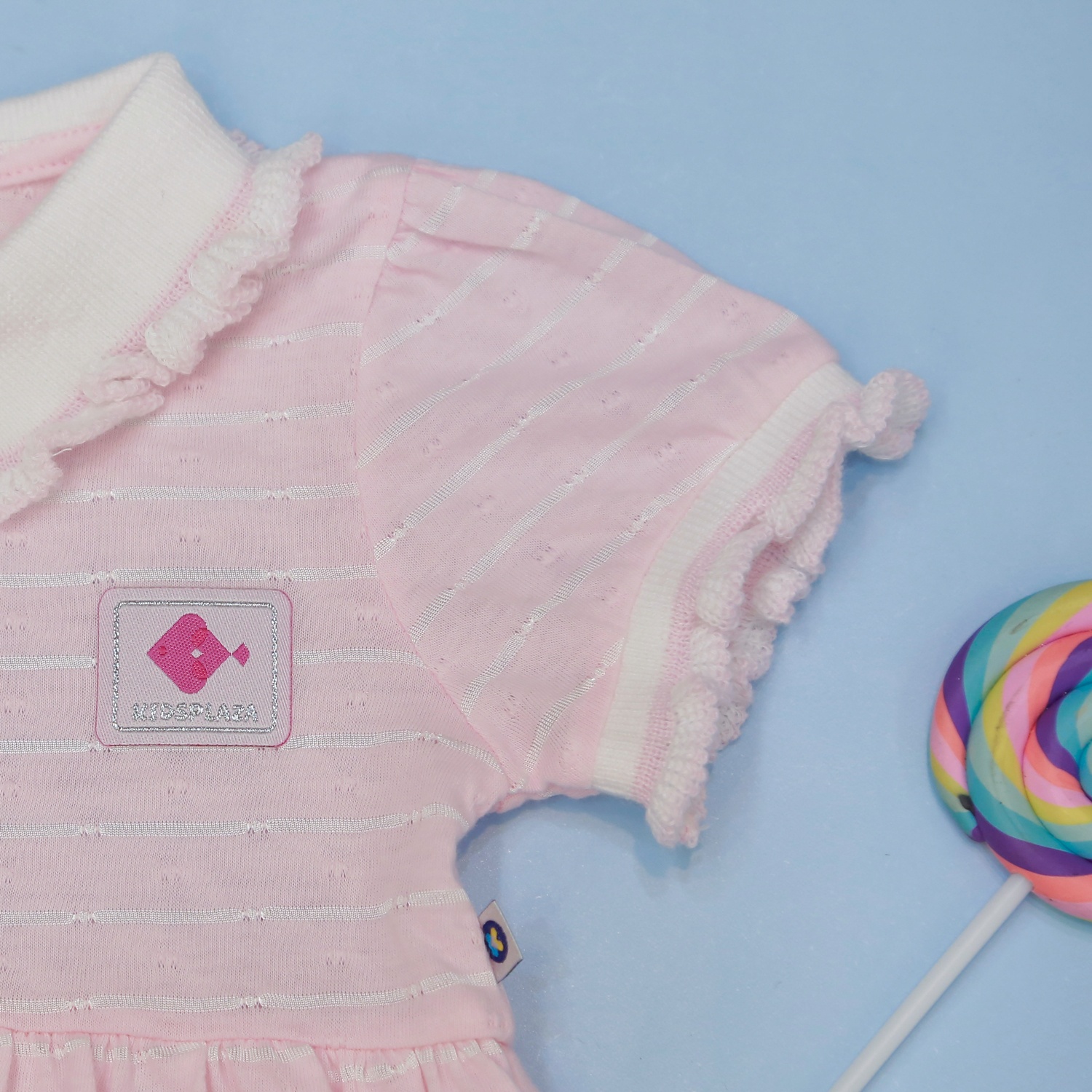 Váy bé gái kèm băng đô KidsPlaza HN21H (Hồng) hình 3