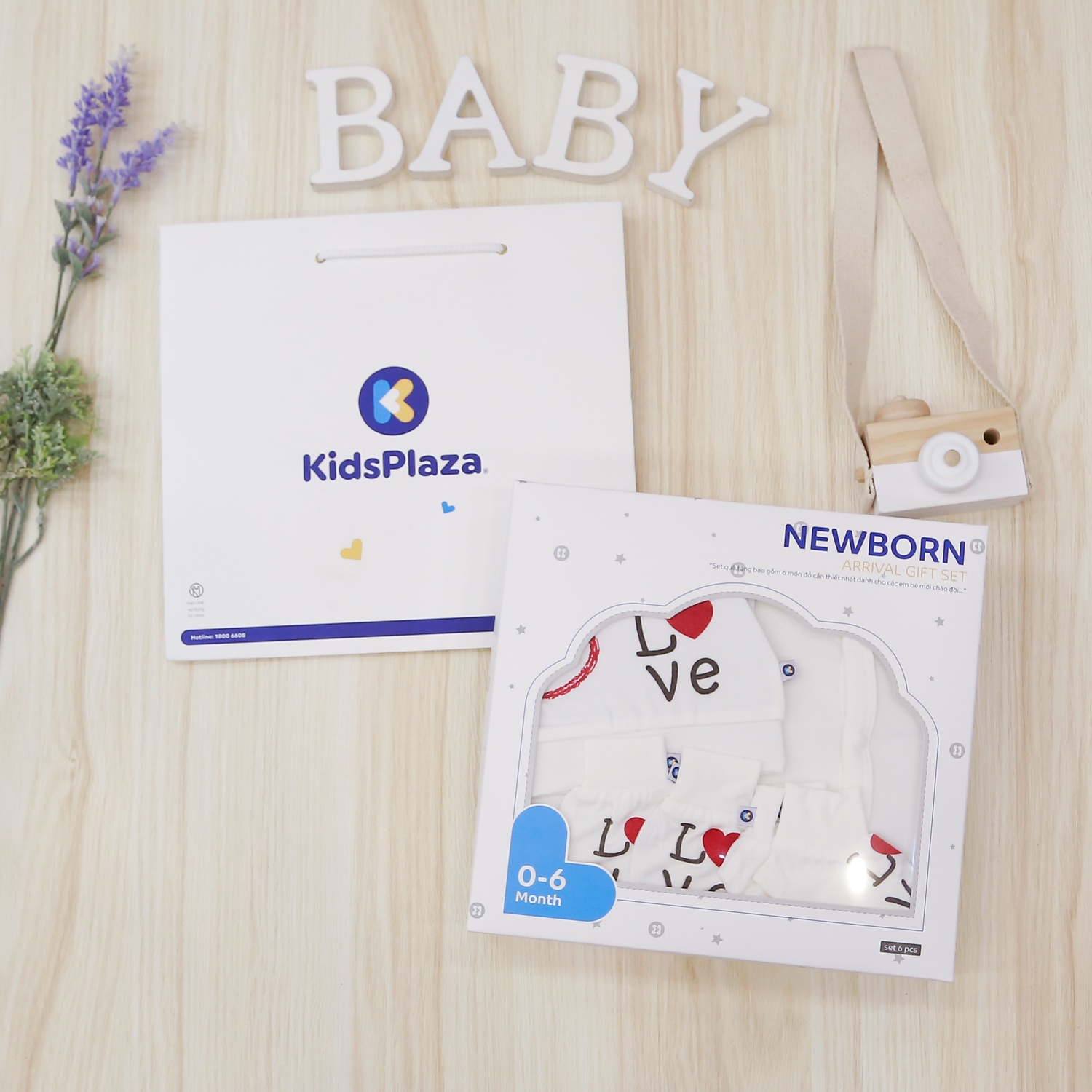 Set quà tặng sơ sinh Otis KidsPlaza ND22H (Trắng) hình 1