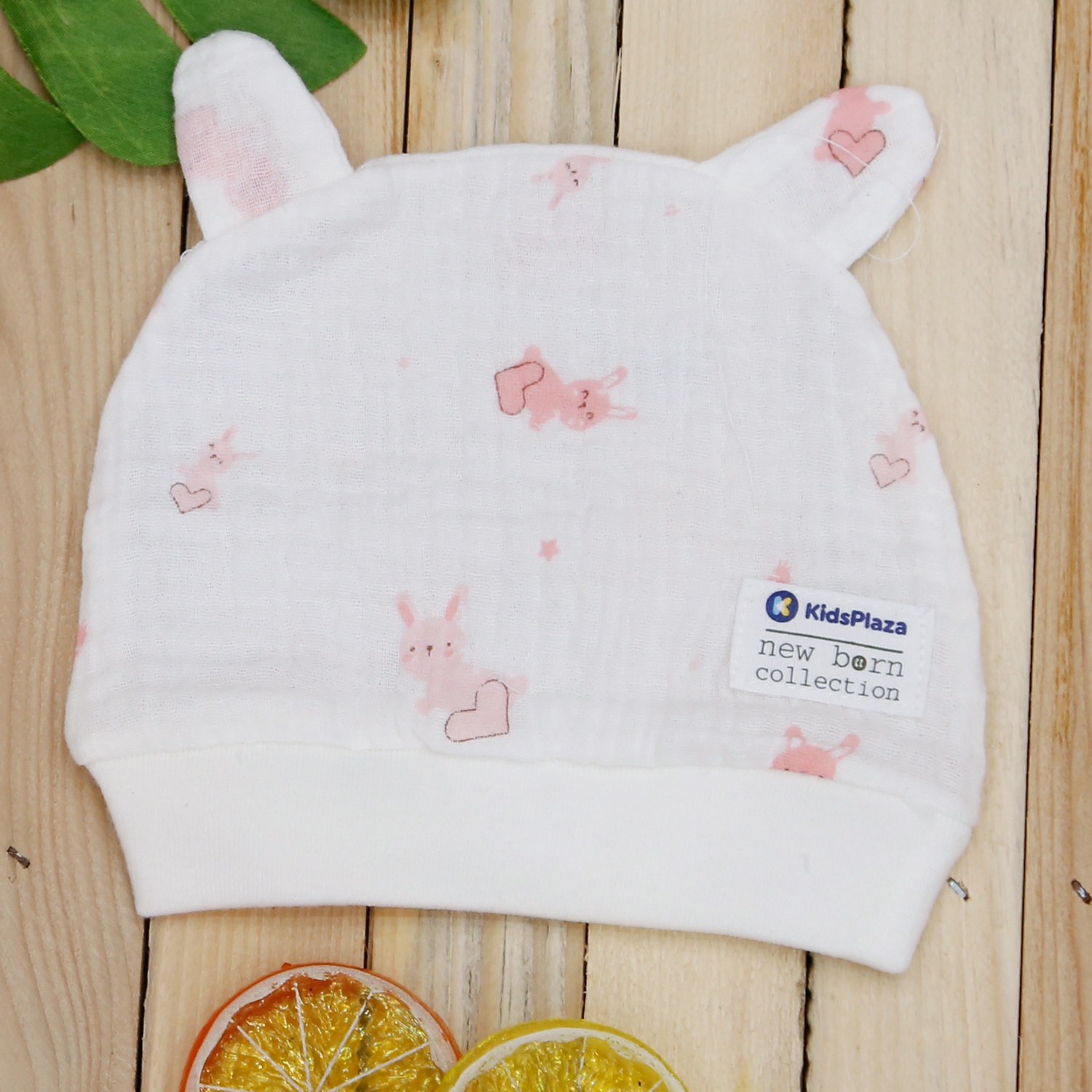 Set quà tặng sơ sinh xô in hình thỏ KidsPlaza M21H (0-6M) hình 4