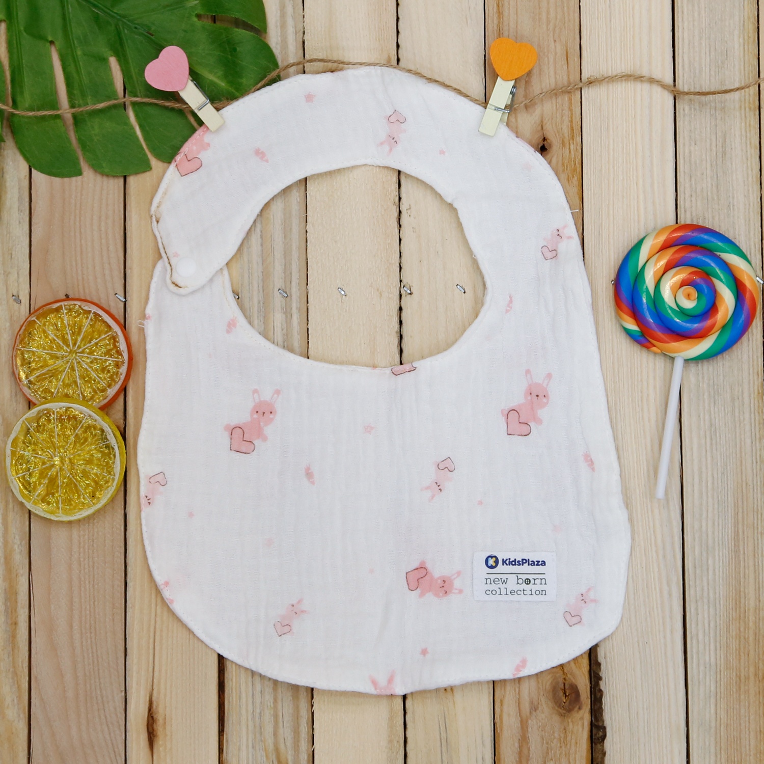 Set quà tặng sơ sinh xô in hình thỏ KidsPlaza M21H (0-6M) hình 6