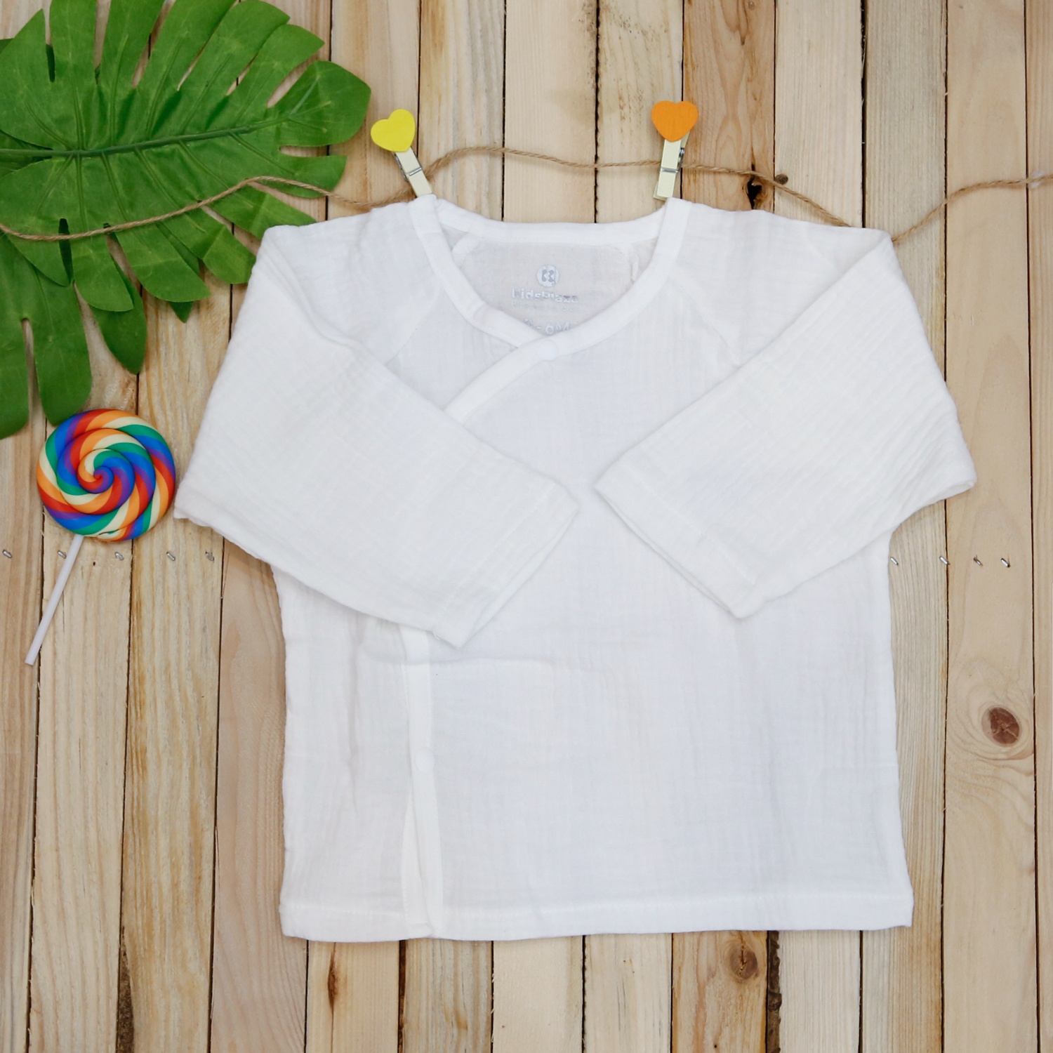 Set quà tặng sơ sinh xô KidsPlaza M21H (Trắng) hình 3