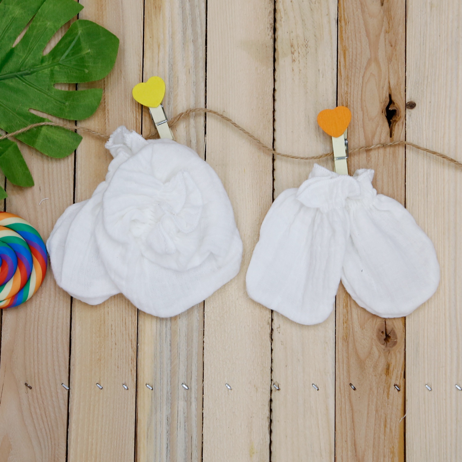 Set quà tặng sơ sinh xô KidsPlaza M21H (Trắng) hình 8