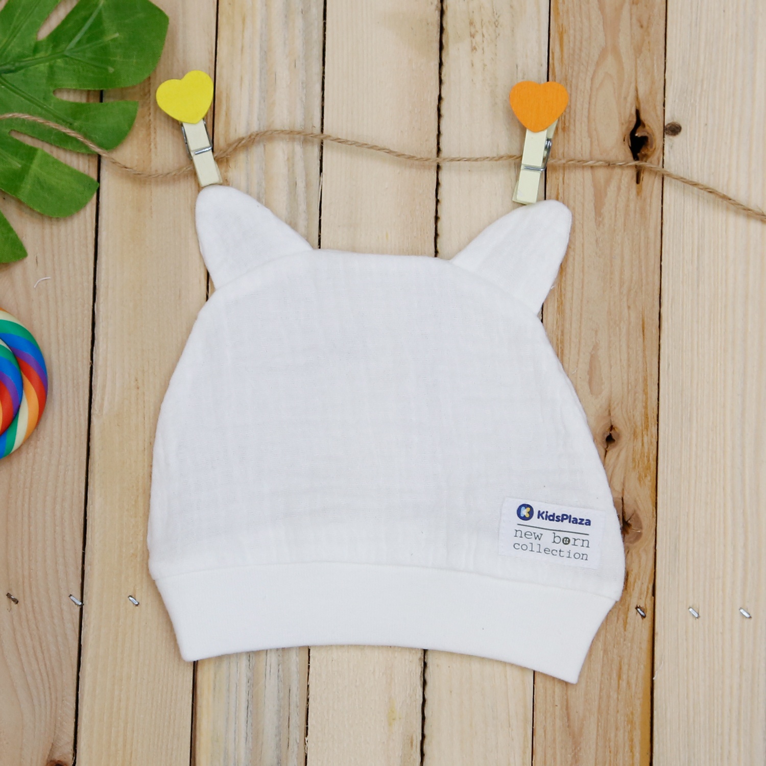 Set quà tặng sơ sinh xô KidsPlaza M21H (Trắng) hình 5