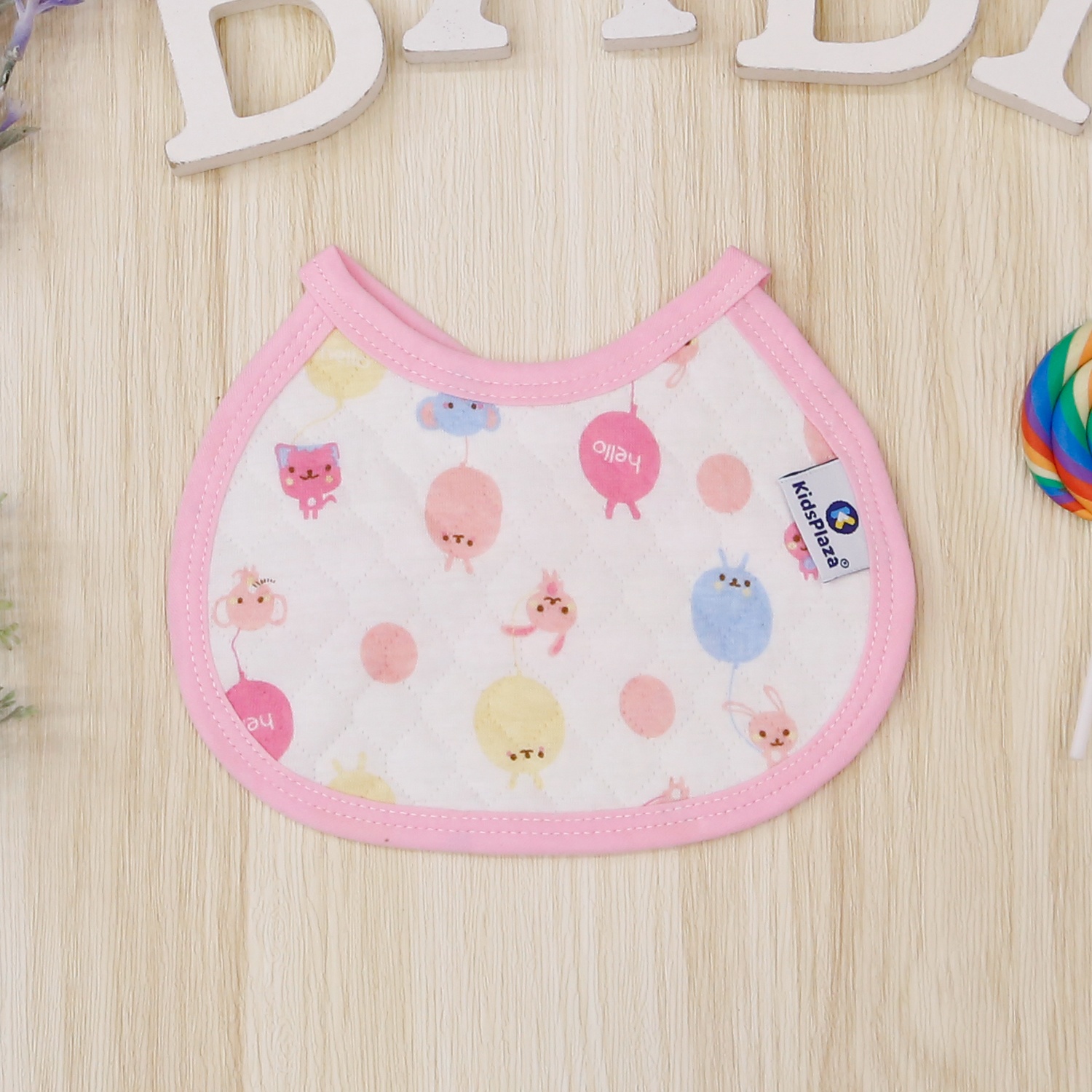 Yếm tròn xốp bông KidsPlaza hình 2