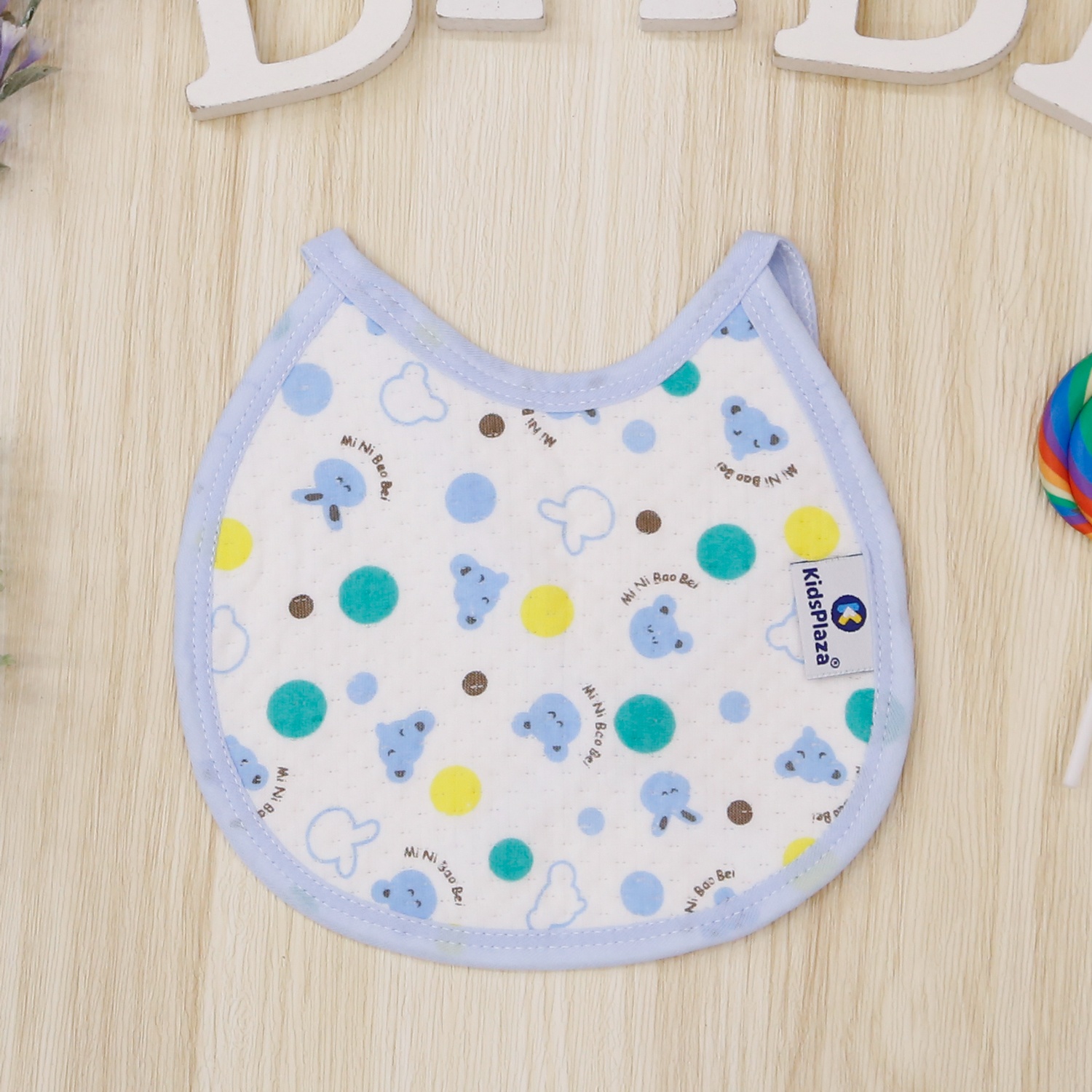 Yếm tròn xốp bông KidsPlaza hình 3