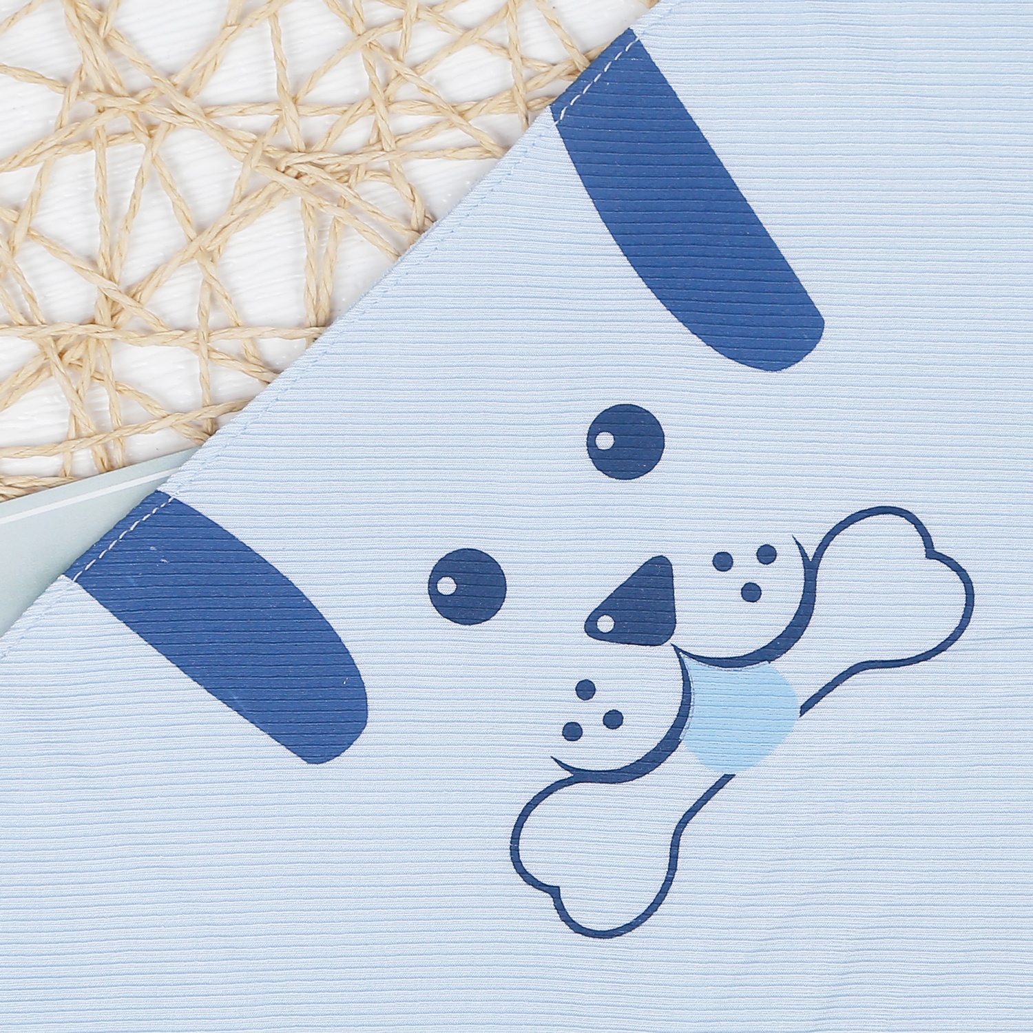 Set 2 yếm kẻ tăm xanh KidsPlaza ND22T hình 3