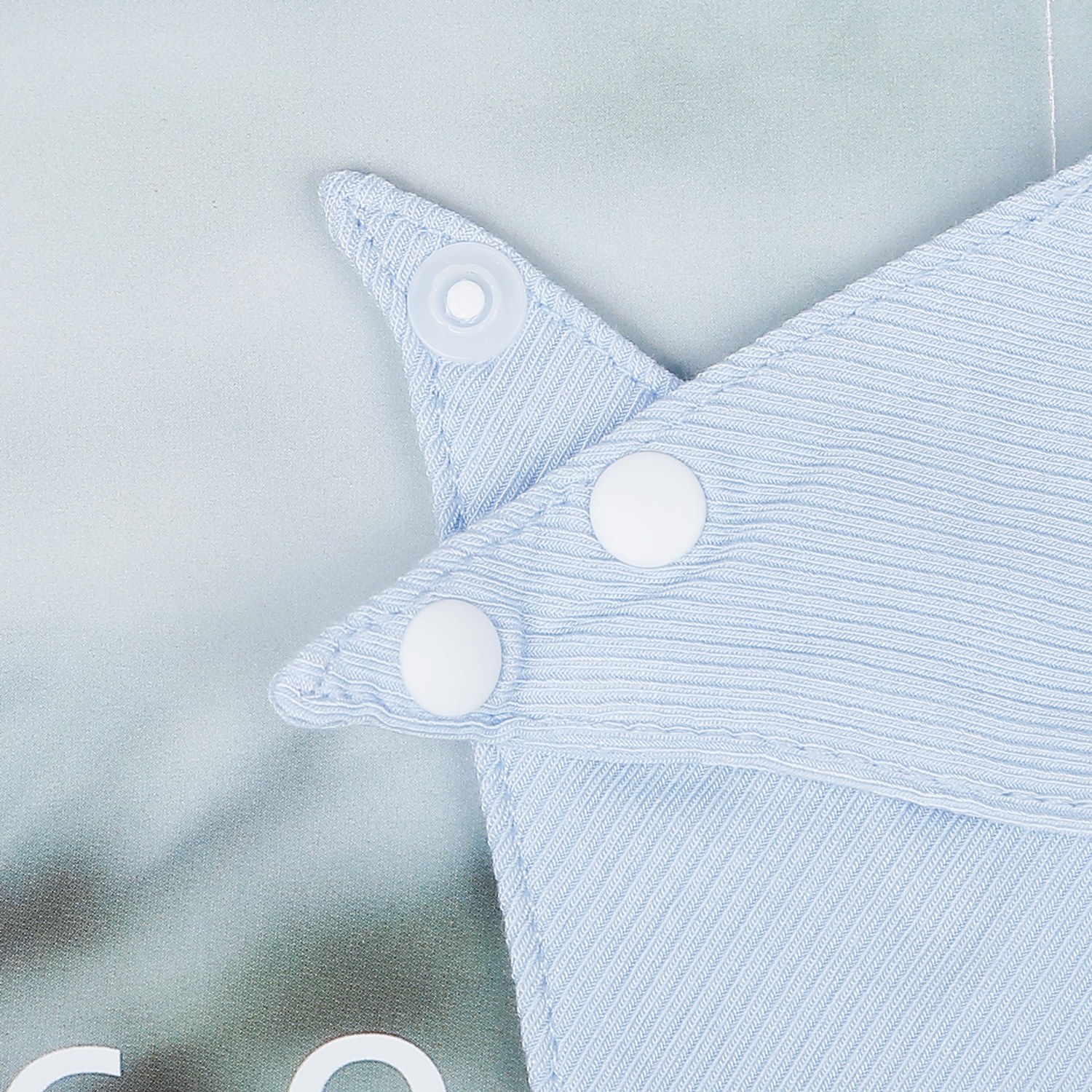 Set 2 yếm kẻ tăm xanh KidsPlaza ND22T hình 5