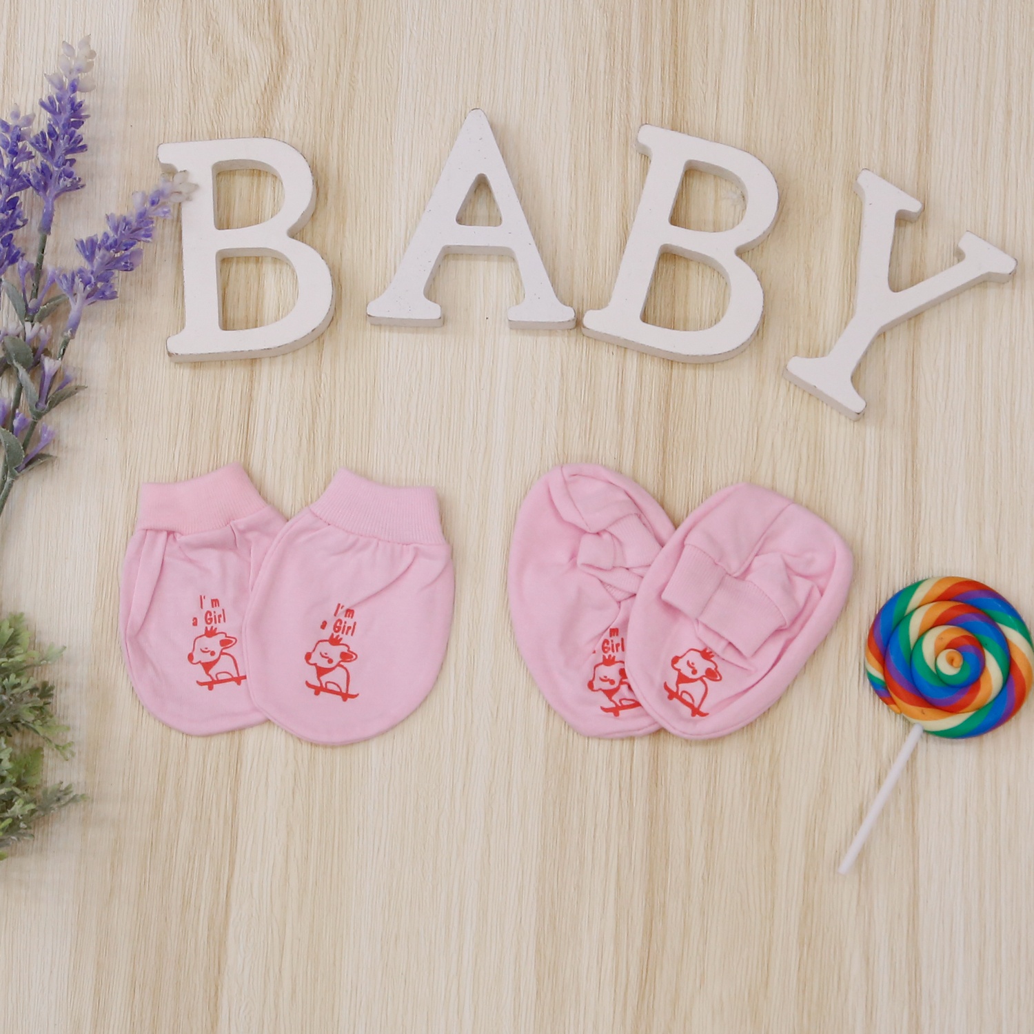 Set bao tay chân bo KidsPlaza TM21 (Hồng) hình 3