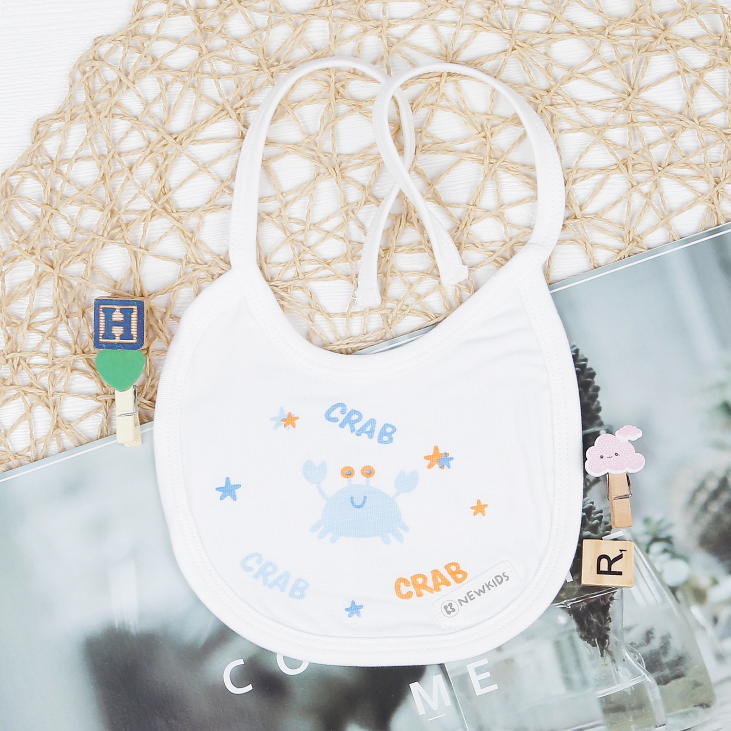 Yếm tròn Otis bé trai Crab KidsPlaza ND22T hình 2