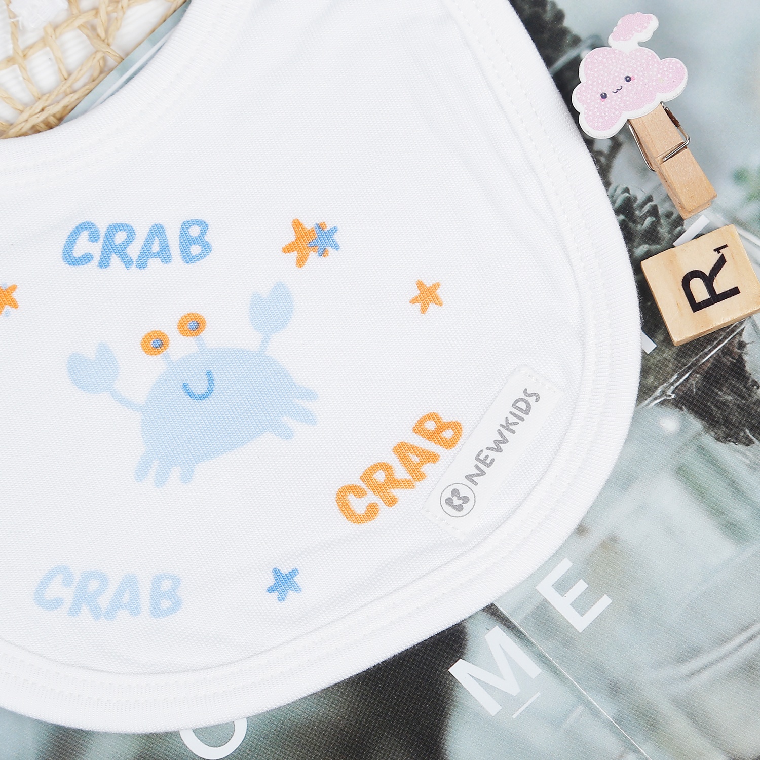 Yếm tròn Otis bé trai Crab KidsPlaza ND22T hình 3