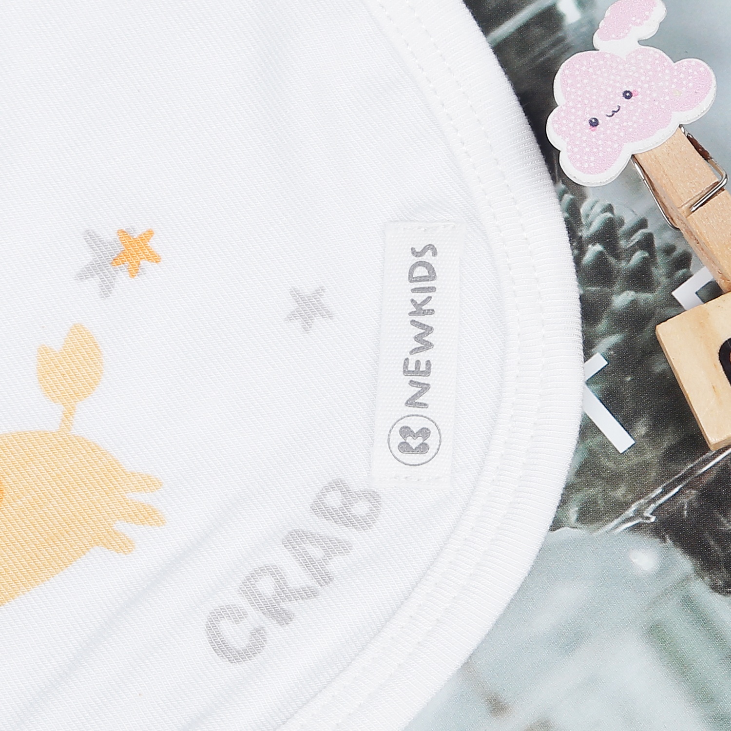 Yếm tròn Otis bé trai Crab ghi KidsPlaza ND22T hình 3