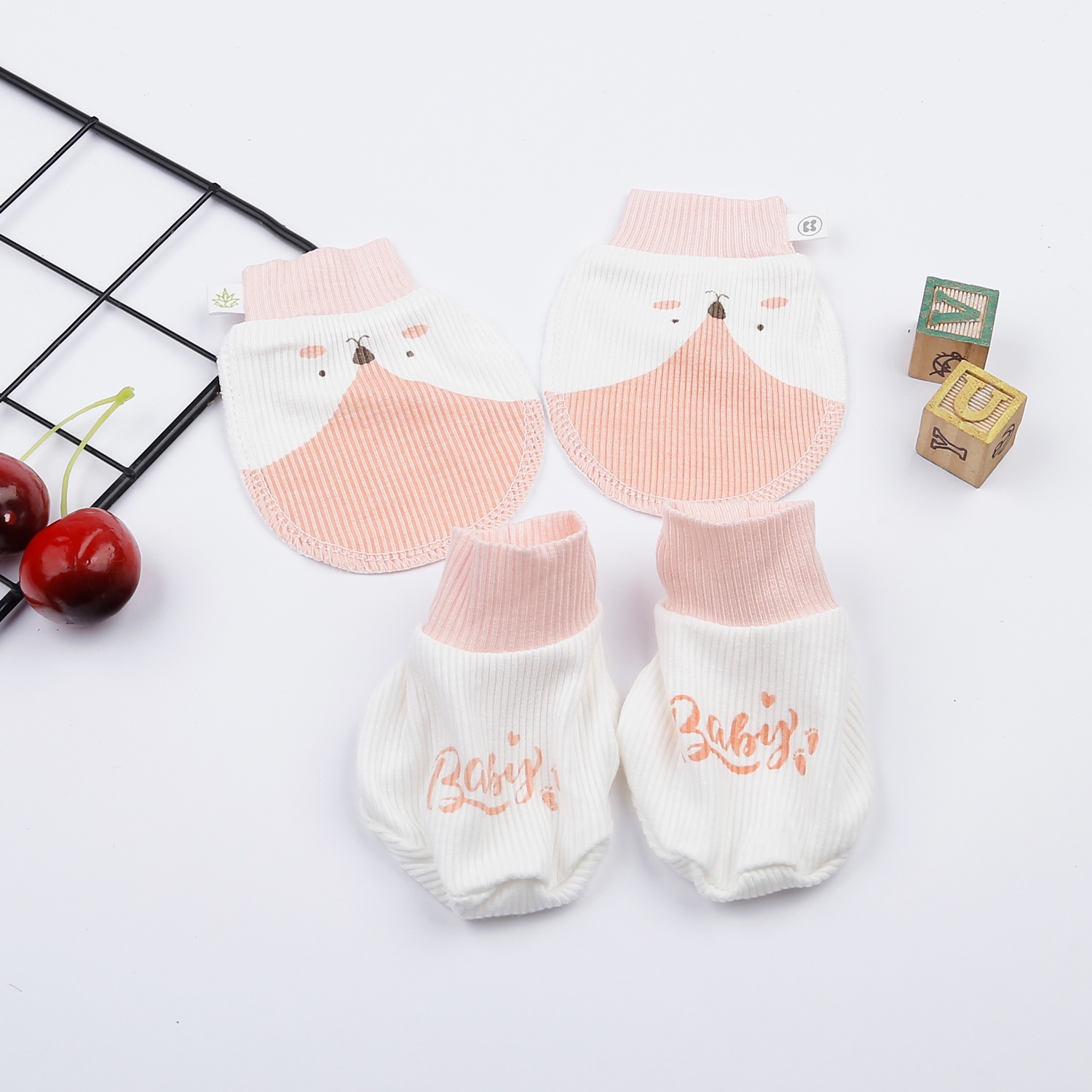 Set bao tay chân KidsPlaza fresh air ND23H (Hồng)