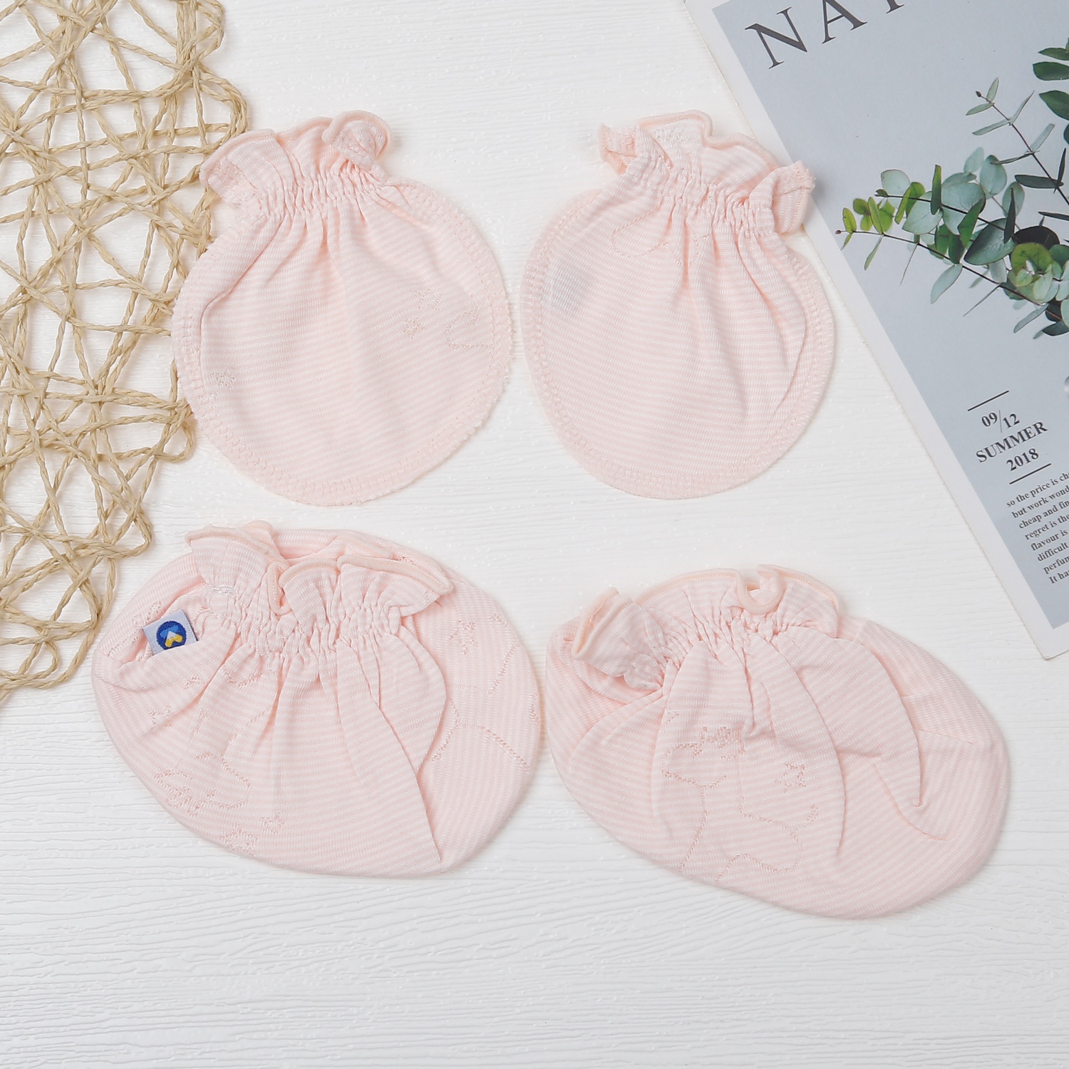 Set bao tay chân KidsPlaza HN23H (Hồng) hình 1