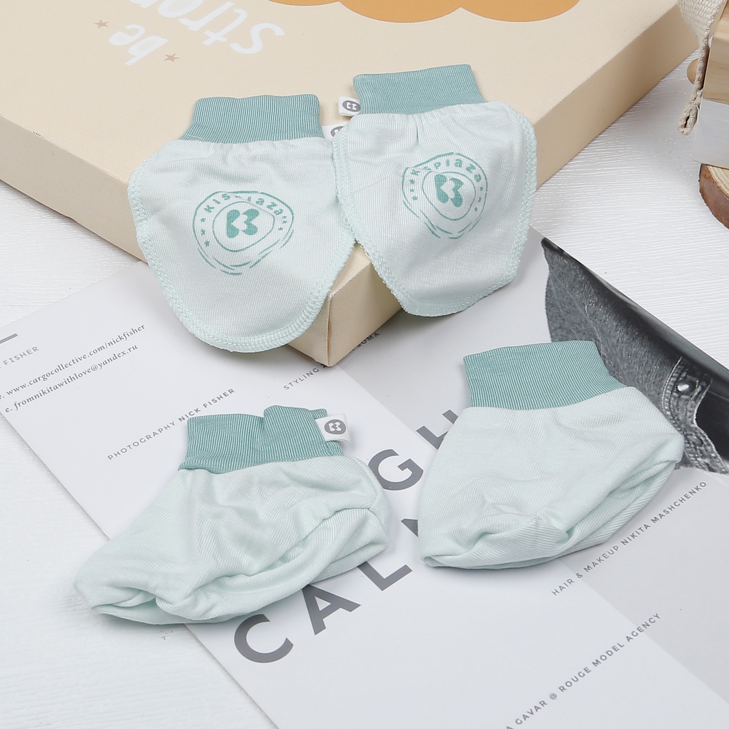 Set bao tay chân KidsPlaza Otis ND23H (Cốm) hình 1