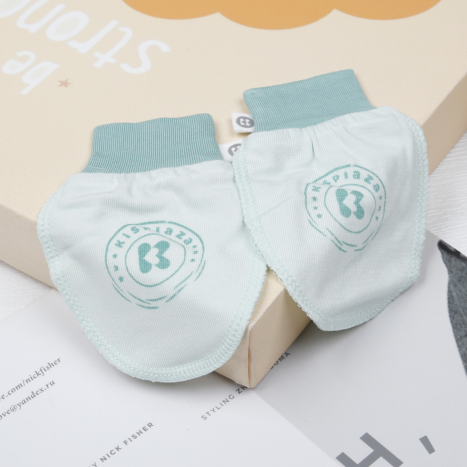 Set bao tay chân KidsPlaza Otis ND23H (Cốm) hình 2