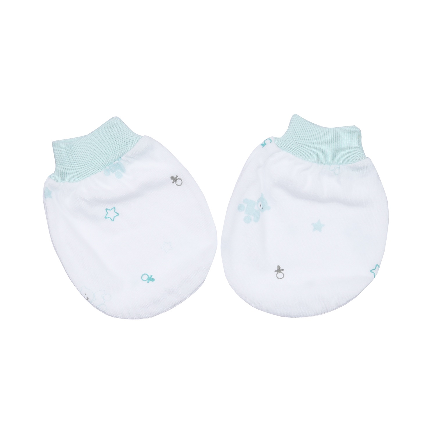 Set mũ bao tay bao chân KidsPlaza BA21 (Xanh Ngọc) hình 3